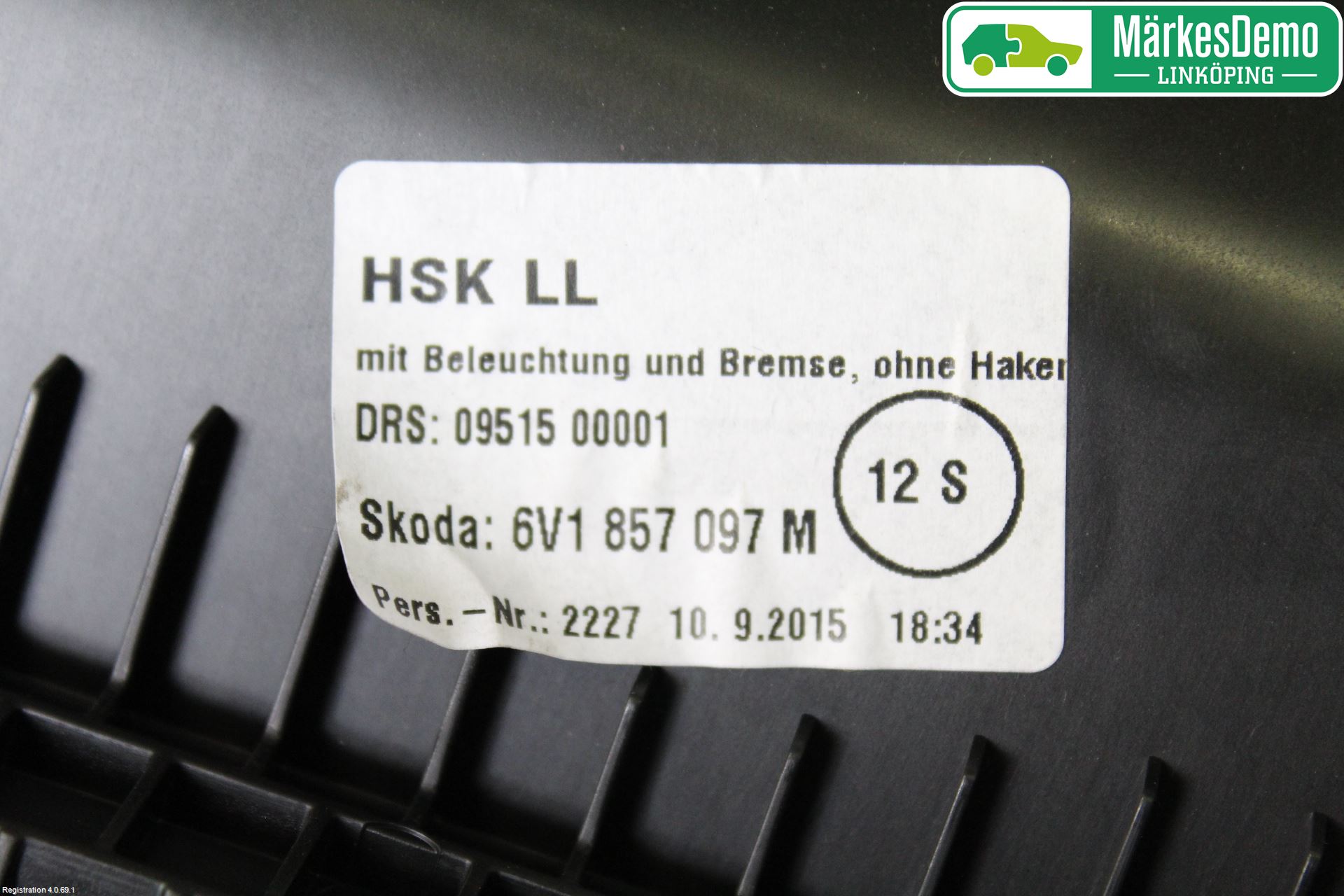 Skoda FABIA 15-21 Handskfack