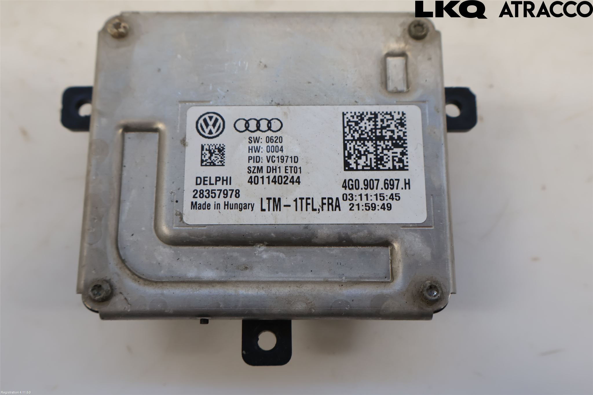 Volkswagen VW PASSAT 15-19 Styrenhet Strålkastare