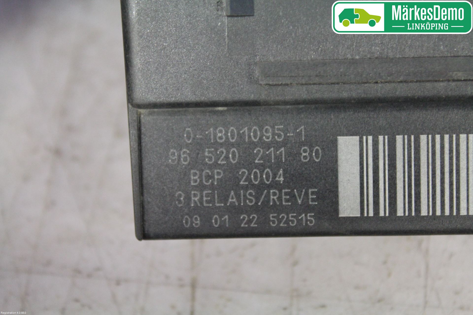 Citroen BERLINGO 08-18 Relä Glödning Diesel