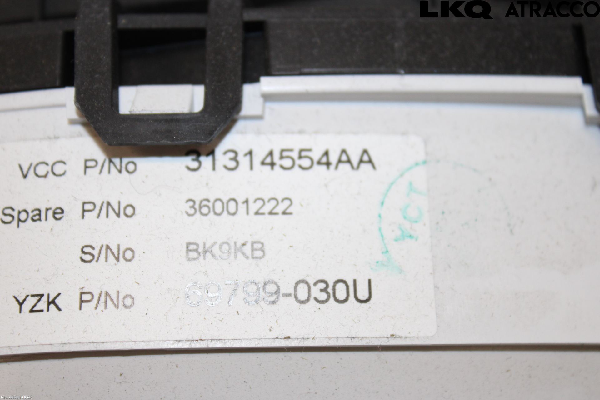 Volvo V70 08-13 Instrument Komb