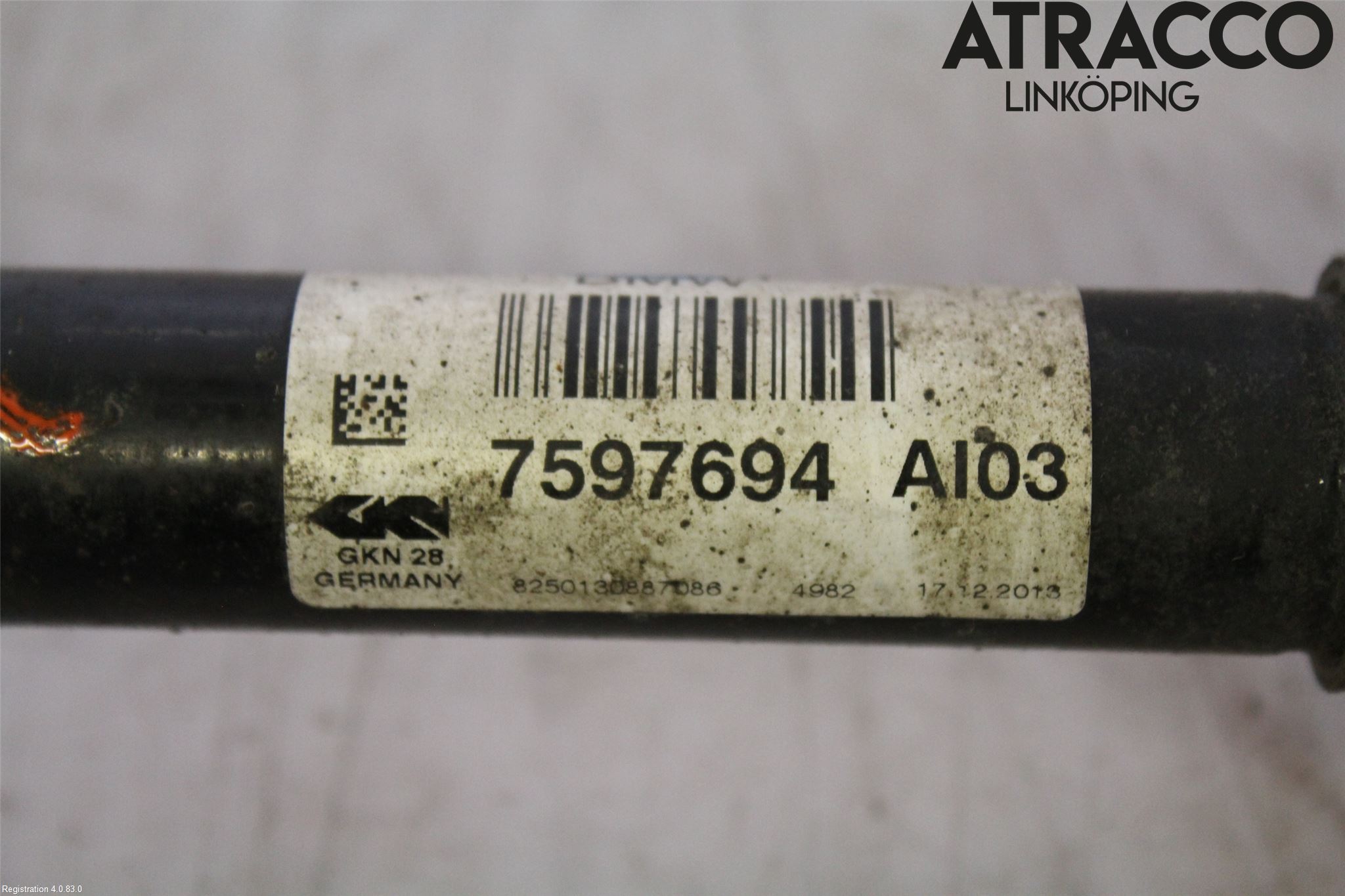 BMW 3 F30/F31/F80 12-19 Drivaxel Fram Höger