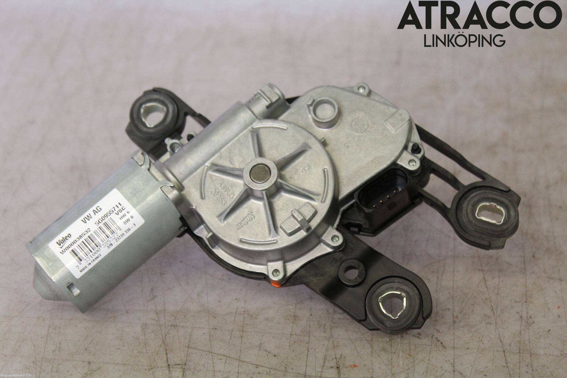 Volkswagen VW GOLF / E-GOLF VII 13-20 Torkarmotor Baklucka