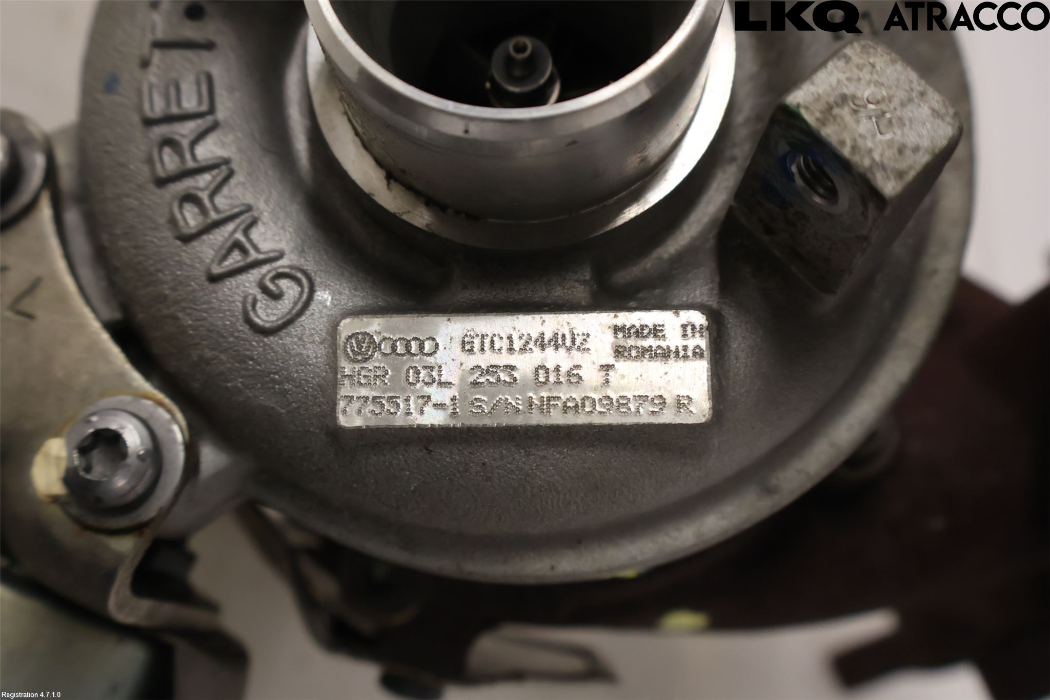 Volkswagen VW GOLF VI 09-13 Turboaggregat