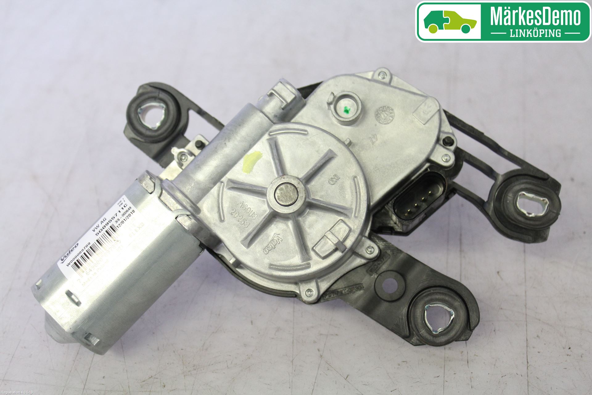 Volkswagen VW PASSAT 15-19 Torkarmotor Baklucka