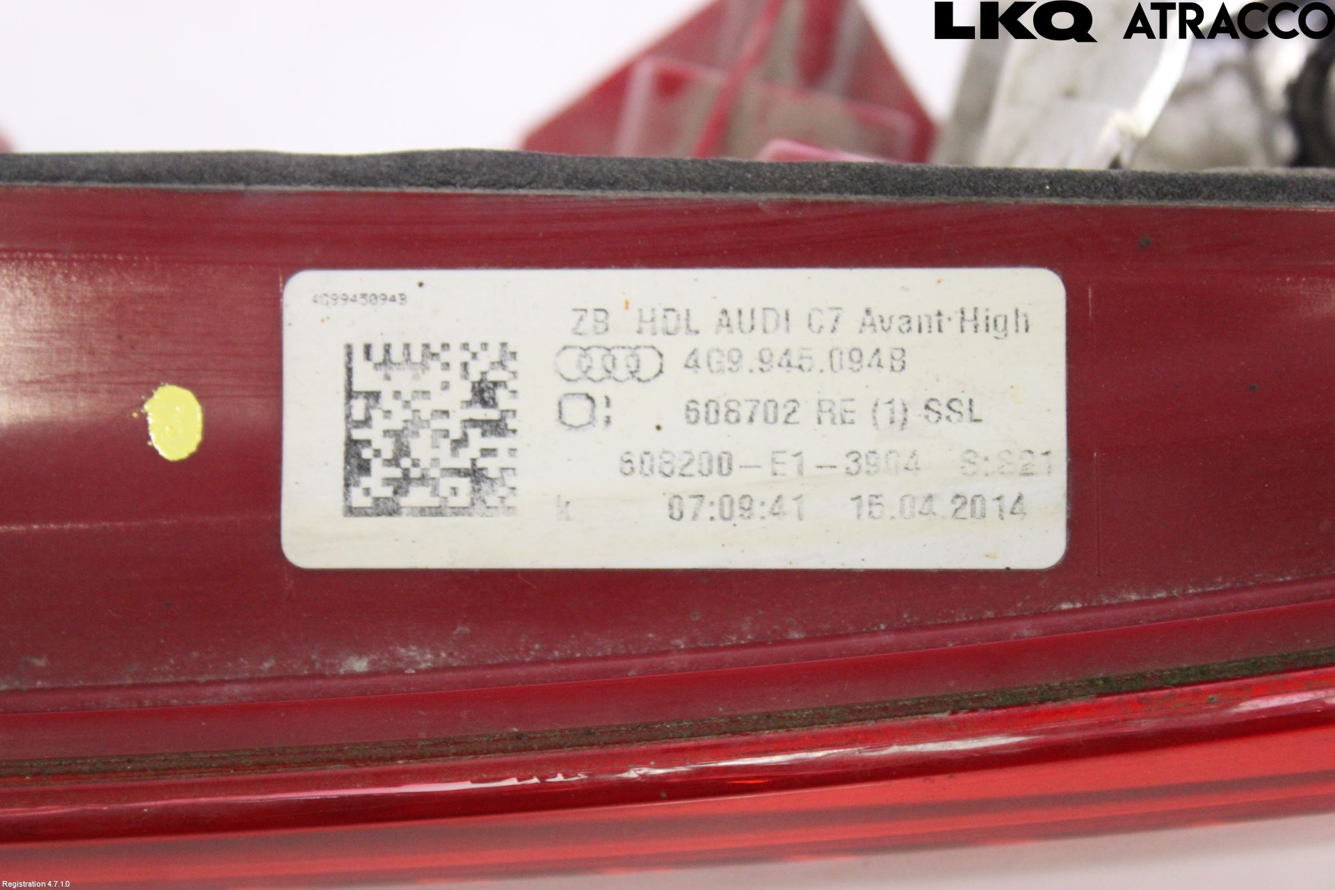 Audi A6/S6 4G 11-18 Bakljus Lucka Hö