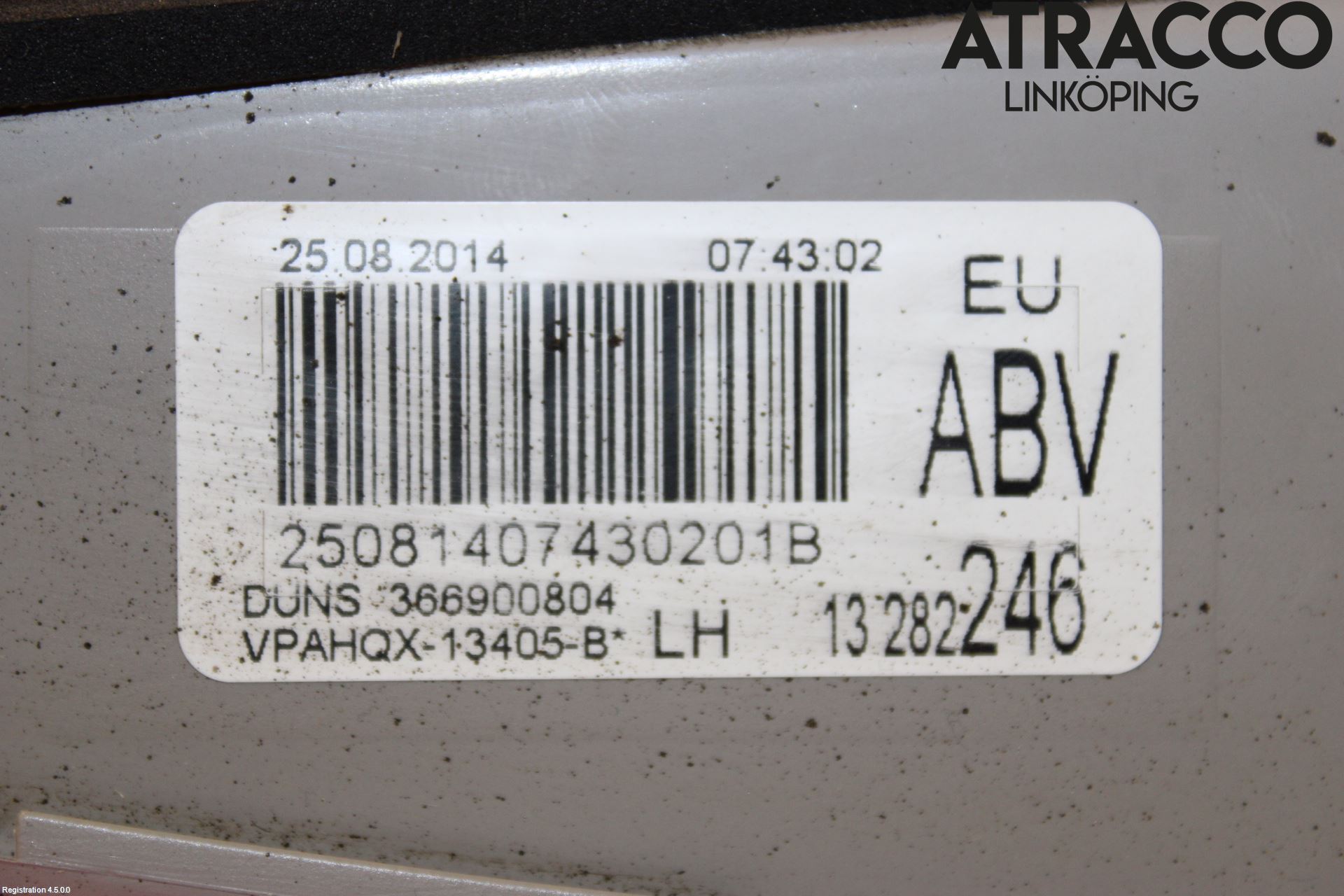 Opel ASTRA J 10-15 Bakljus Lucka Vä