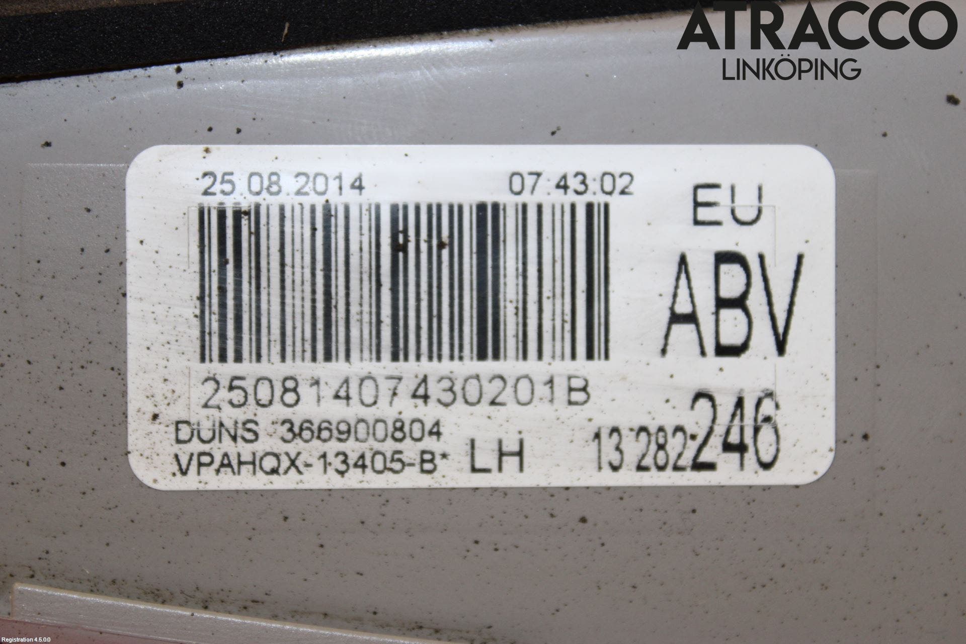 Opel ASTRA J 10-15 Bakljus Lucka Vä