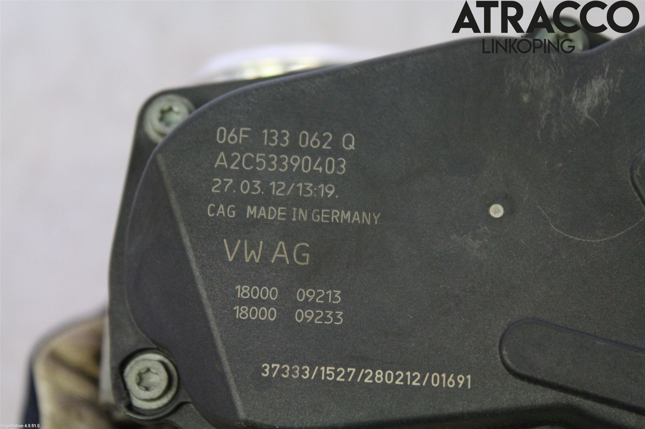 Volkswagen VW PASSAT 11-14 Injspjällhus