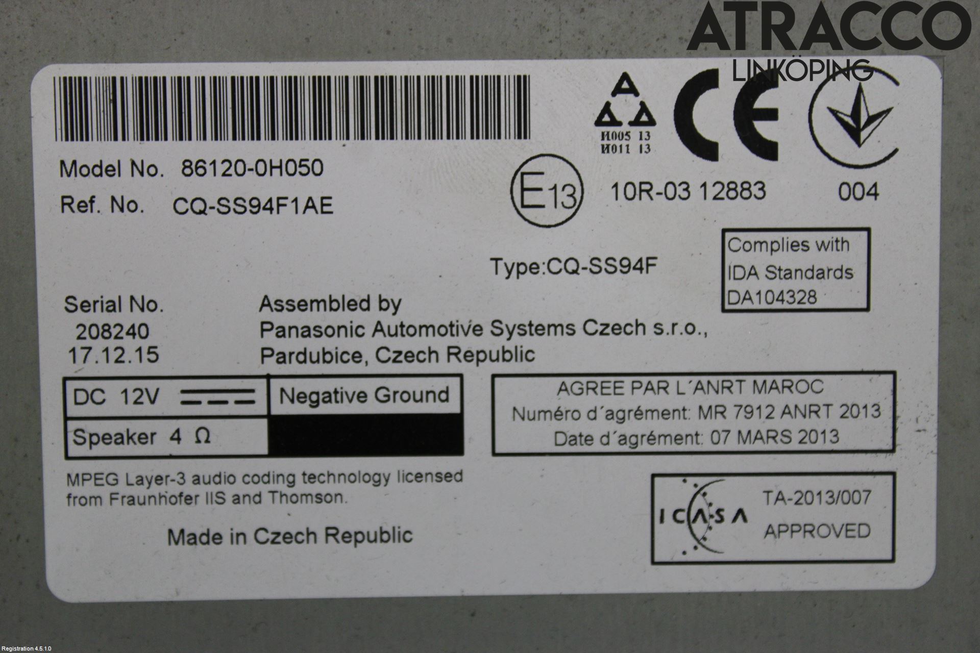 Peugeot 108 15-22 Cd Radio - Multimediapanel