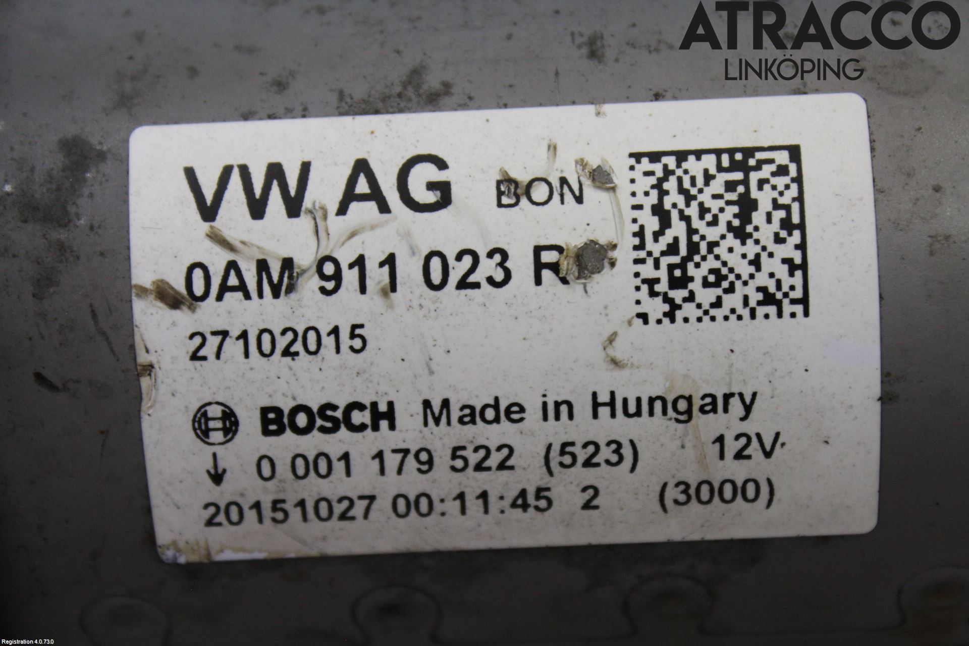 Volkswagen VW POLO 10-17 Startmotor