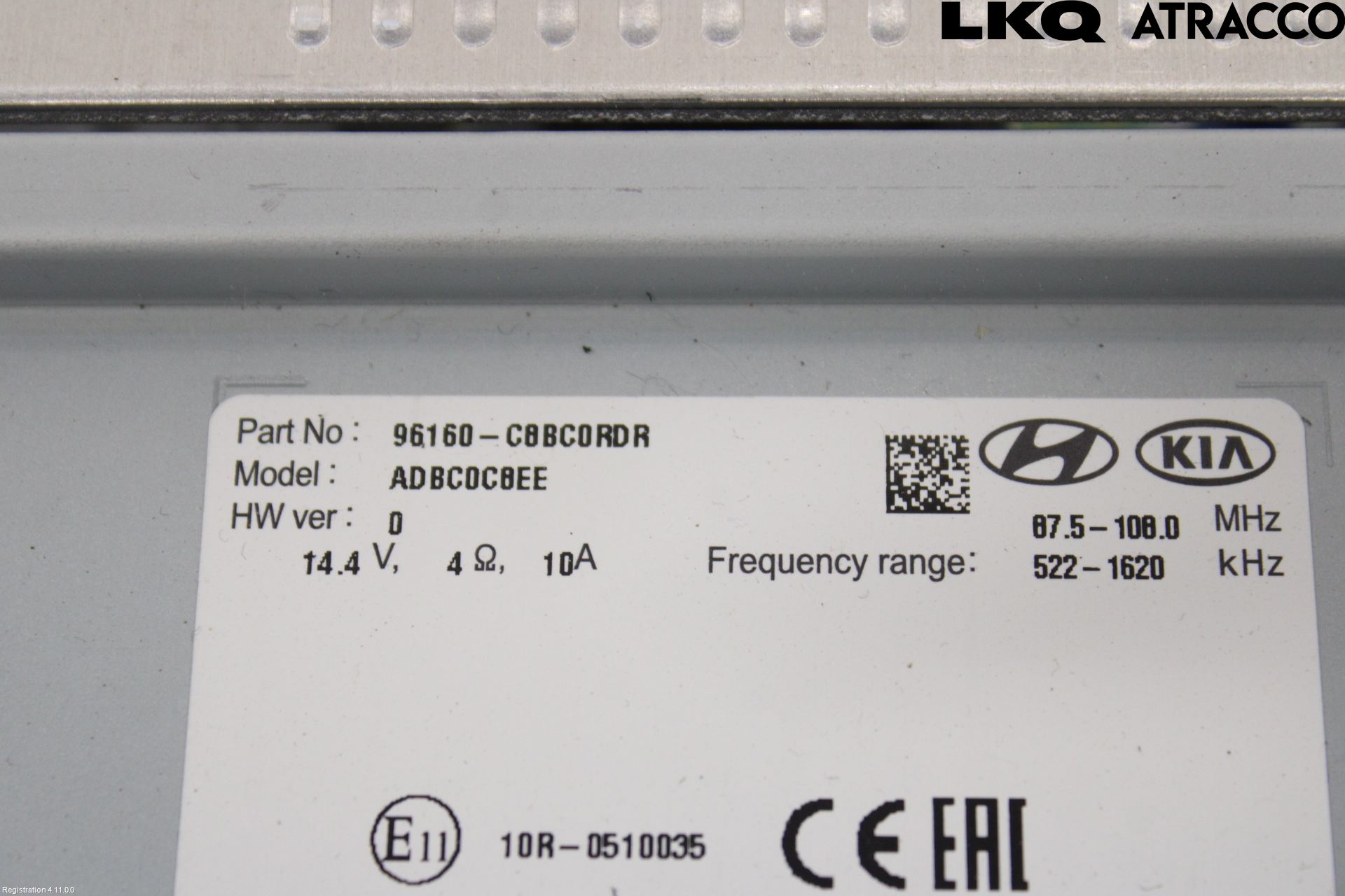 Hyundai i20 GB 15-20 Cd Radio - Multimediapanel