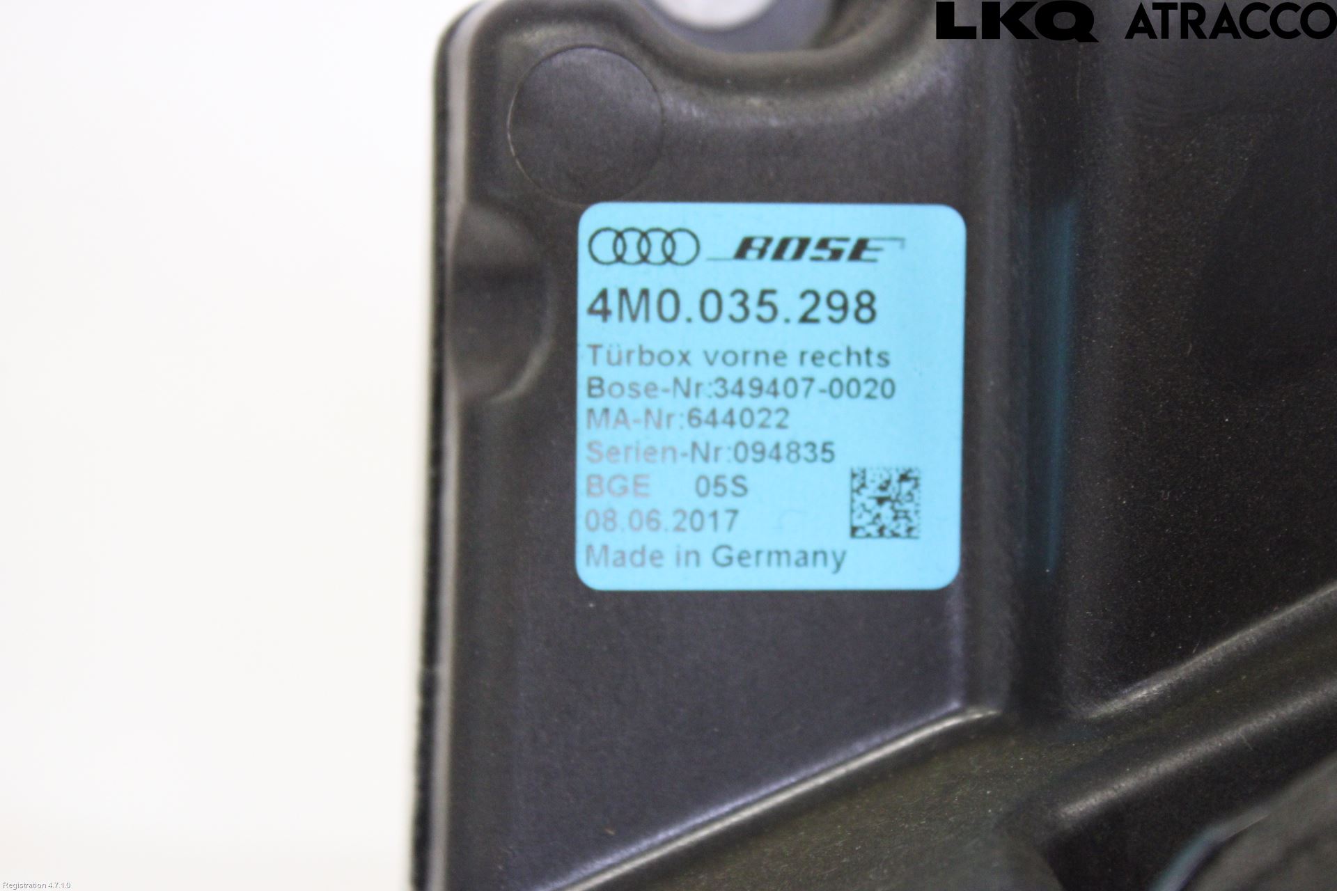 Audi Q7/SQ7 Högtalare