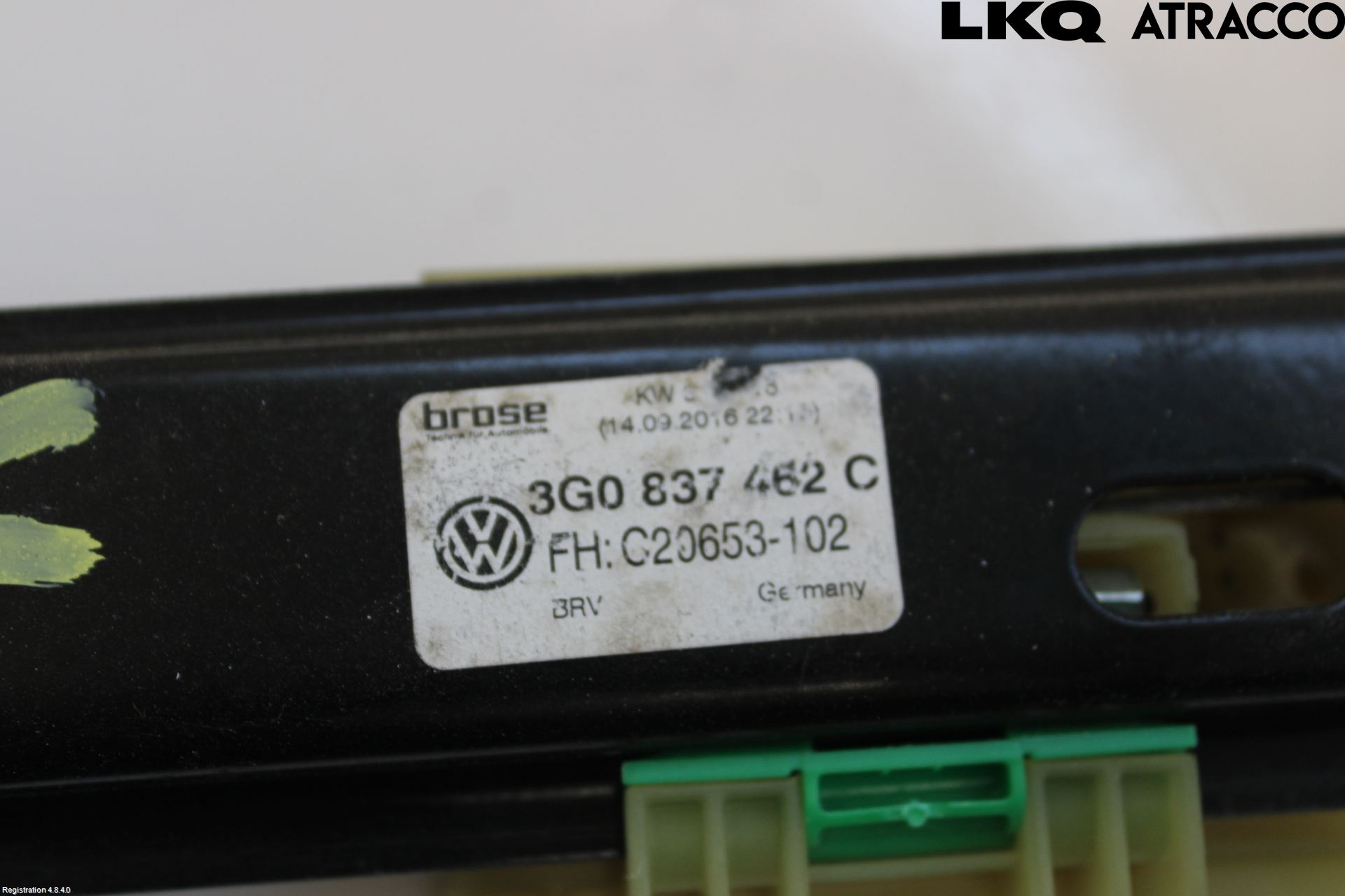 Volkswagen VW PASSAT 15-19 Fönsterhissmekanism