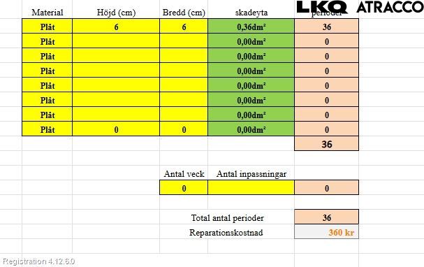 Volkswagen VW TIGUAN 07-16 Dörr Bak Vänster
