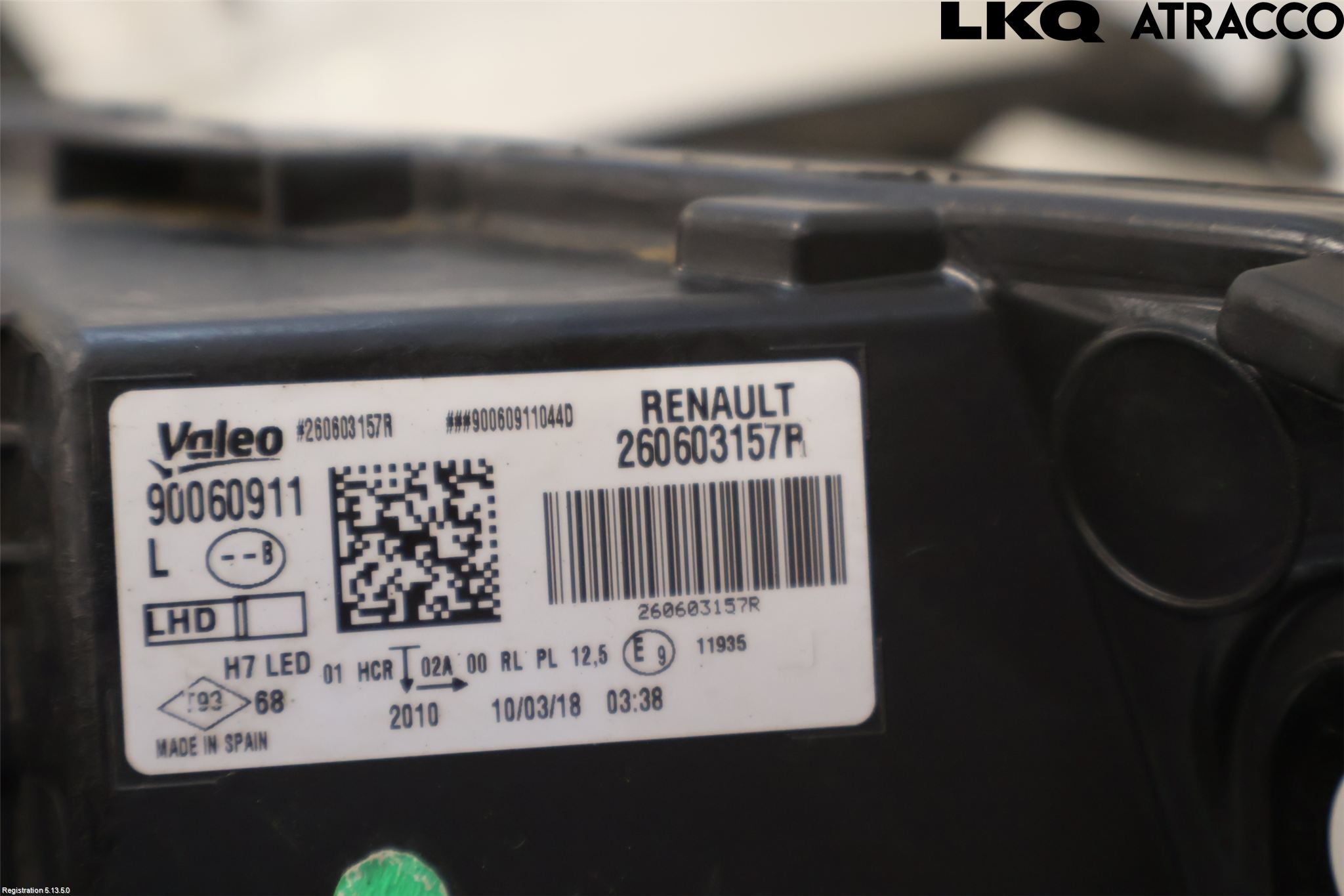 Renault MEGANE IV 16-23 Strålkastare Vänster