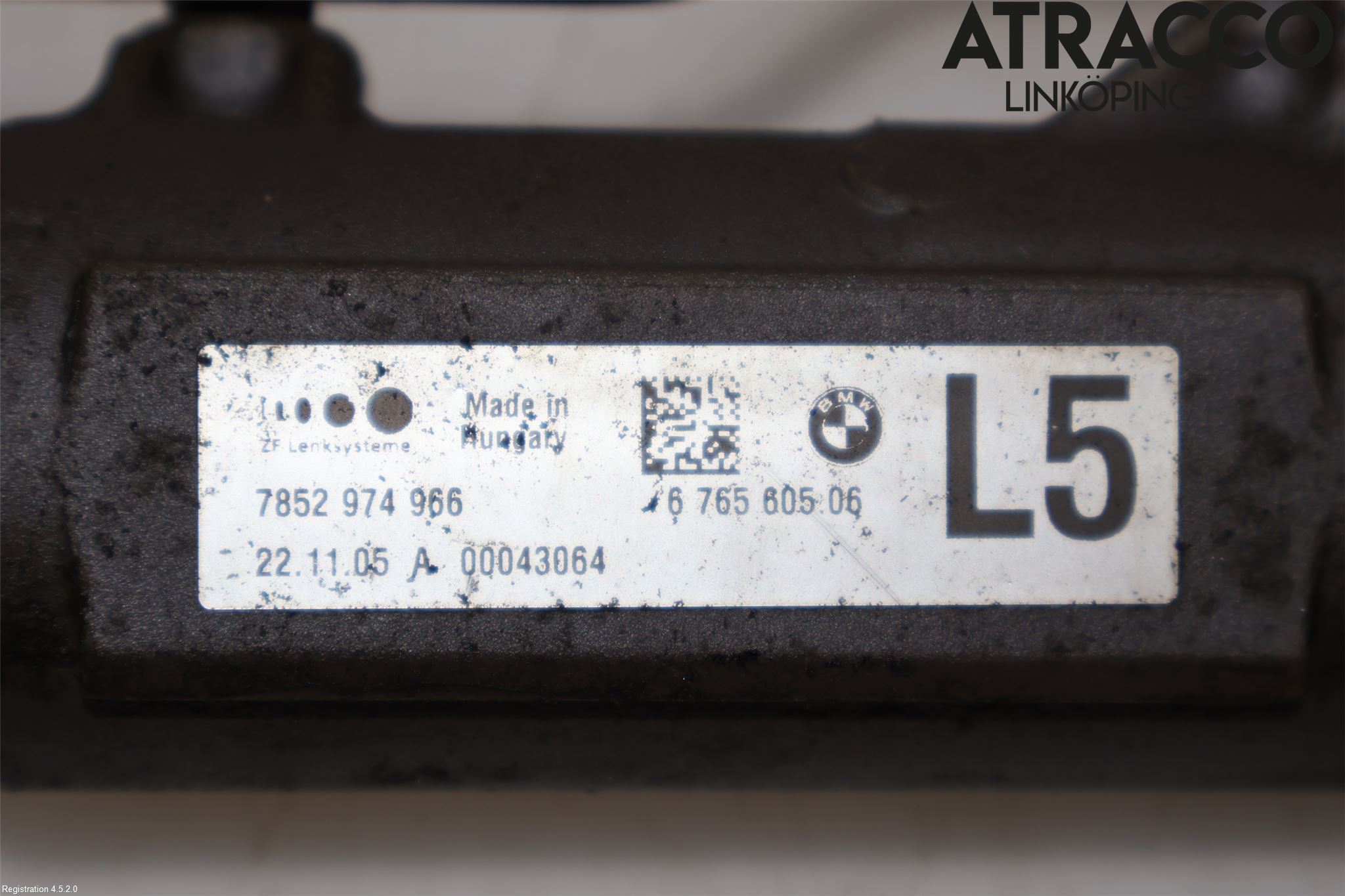 BMW 3 E90/91 SED/TOU 05-12 Styrväxel Servo -Snäcka