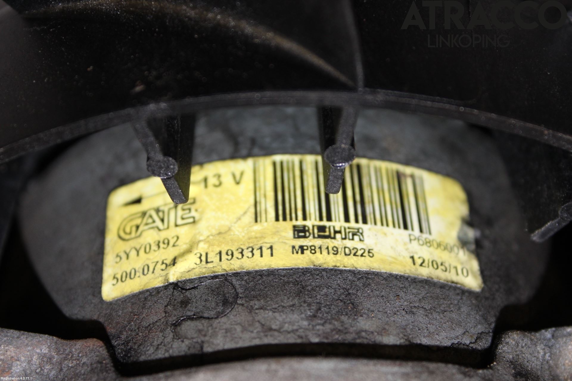 Fiat FIORINO Kylfläkt El