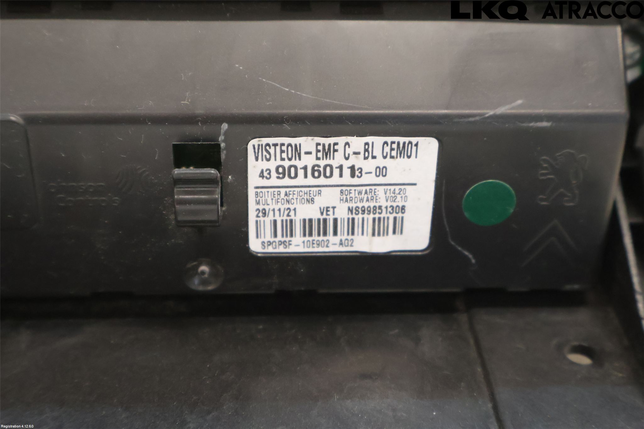 Citroen BERLINGO/E-BERLINGO 19- Cd Radio - Multimediapanel