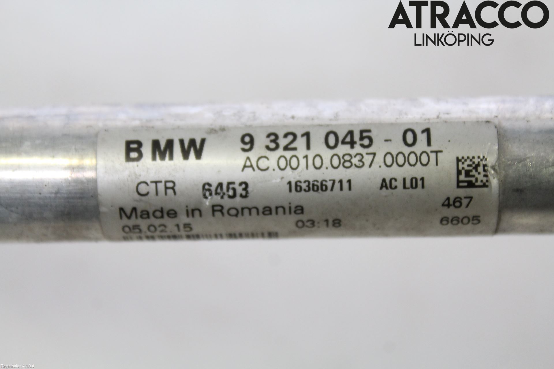 BMW 5 F10/F11/F18 09-17 Ac Slang-Rör