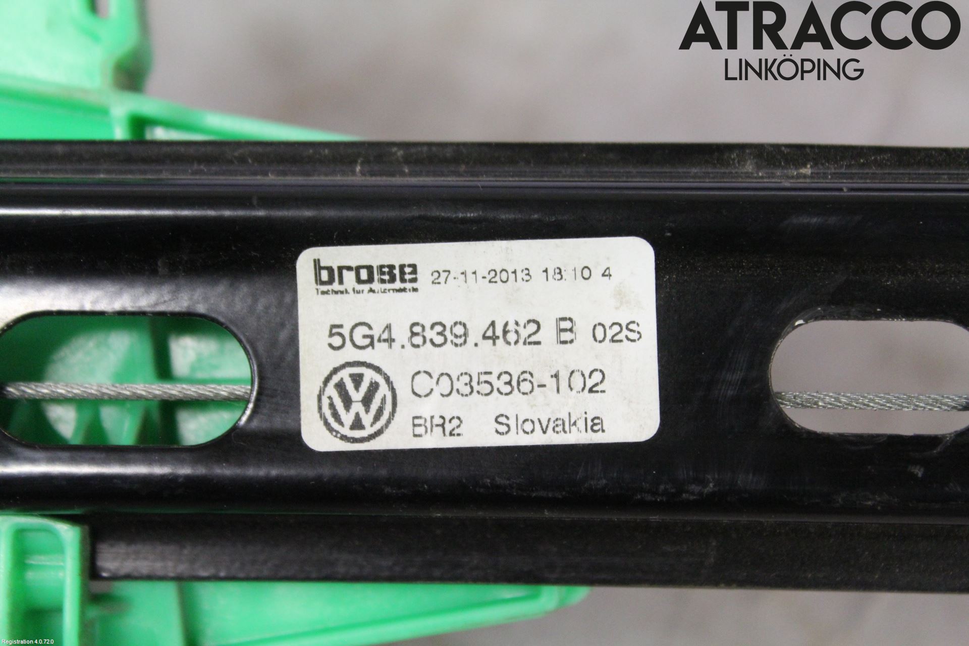 Volkswagen VW GOLF / E-GOLF VII 13-20 Fönsterhissmekanism