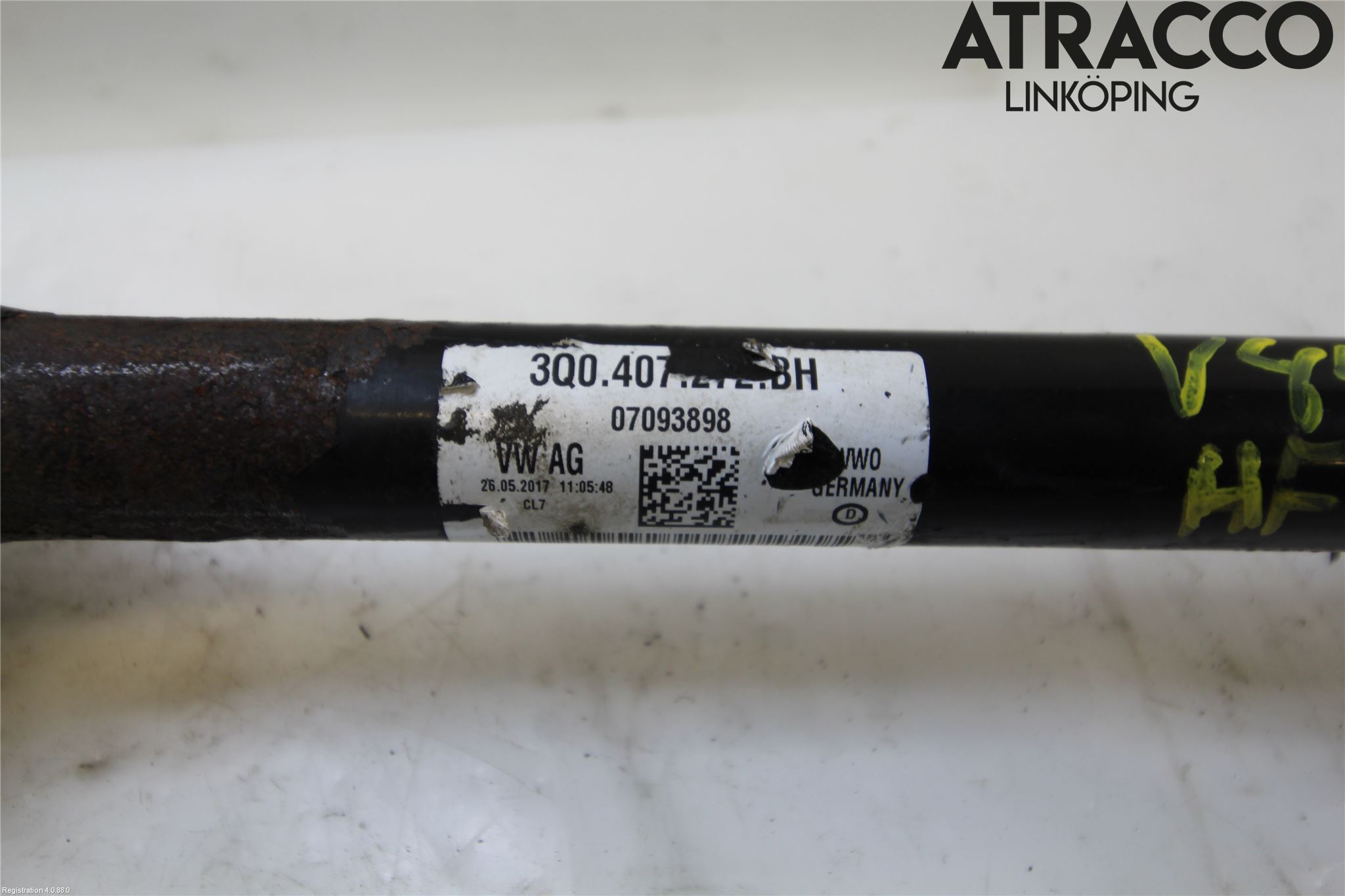 Volkswagen VW ARTEON 17- Drivaxel Fram Höger