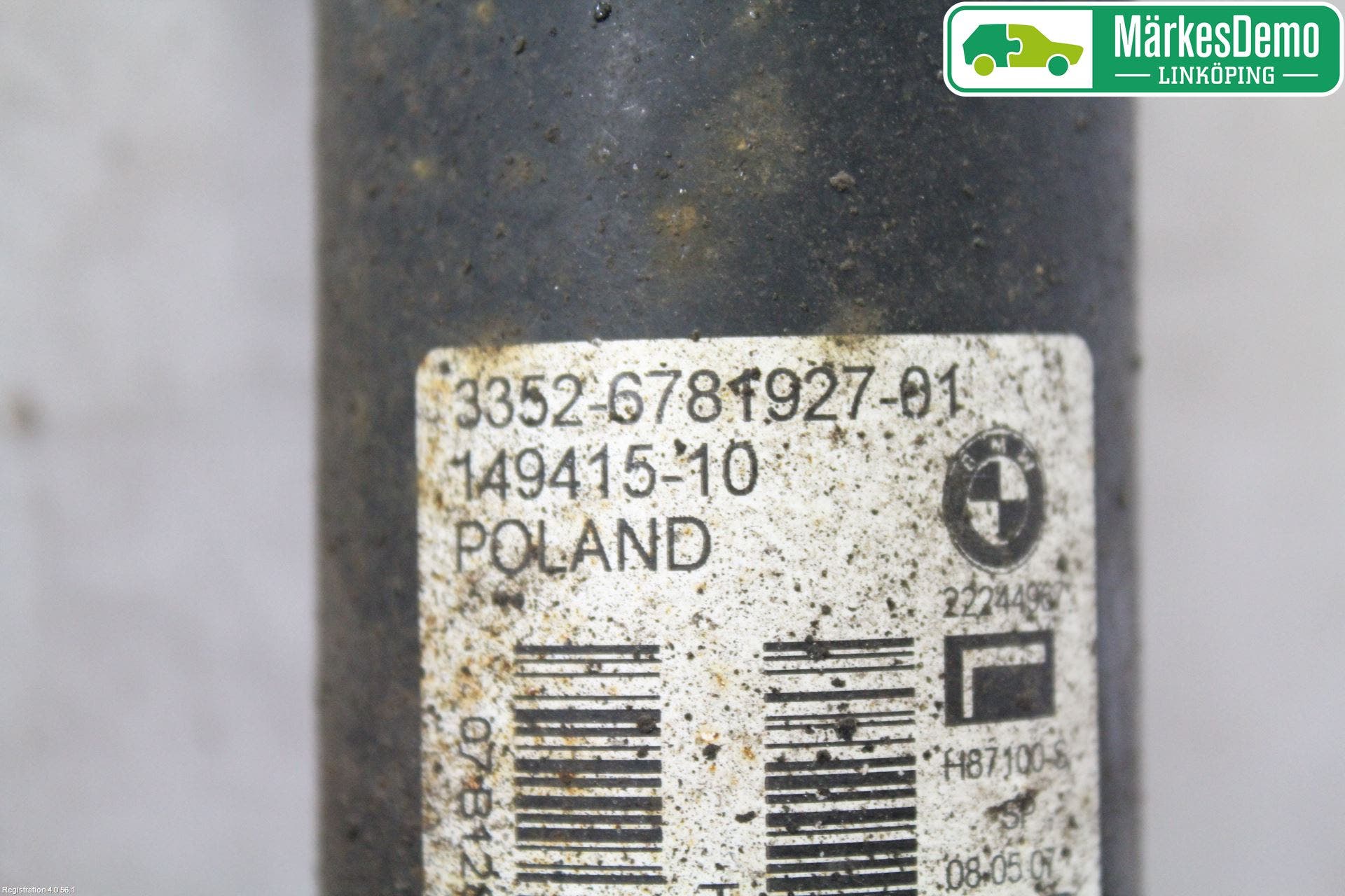 BMW X5 E70 07-13 Stötdämpare Bak