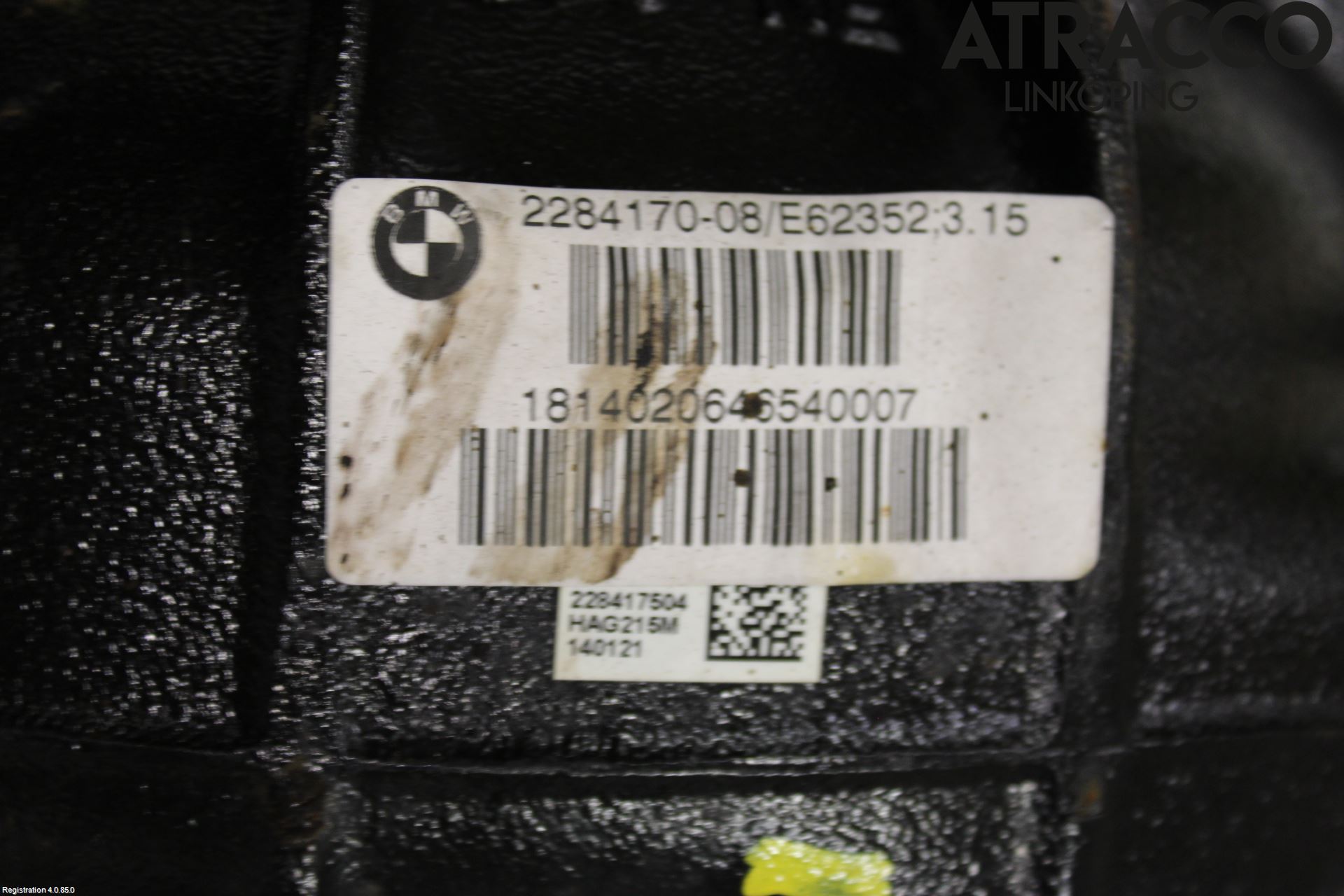 BMW 5 F10/F11/F18 09-17 Bakväxel-Diff