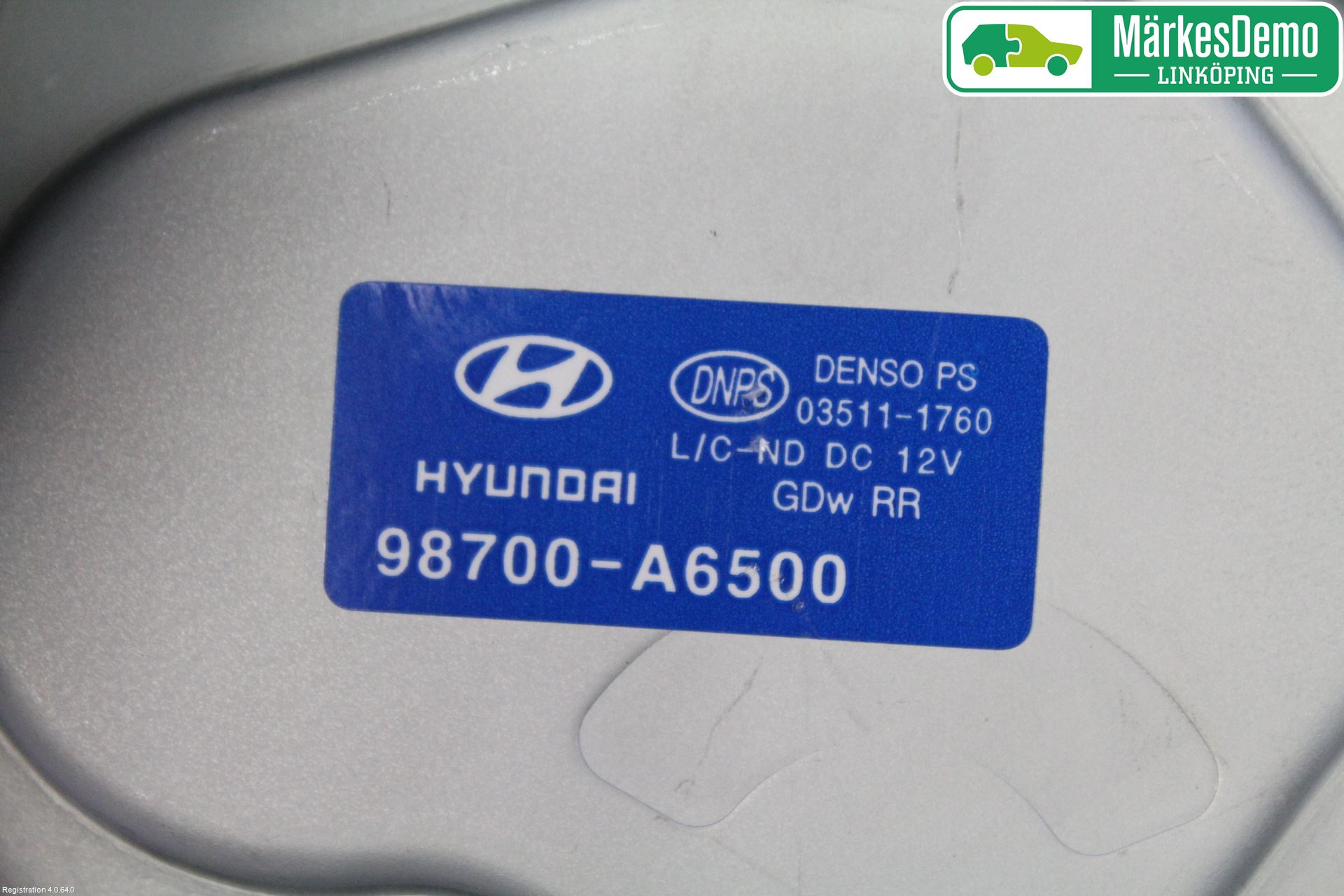 Hyundai i30 GD 13-17 Torkarmotor Baklucka