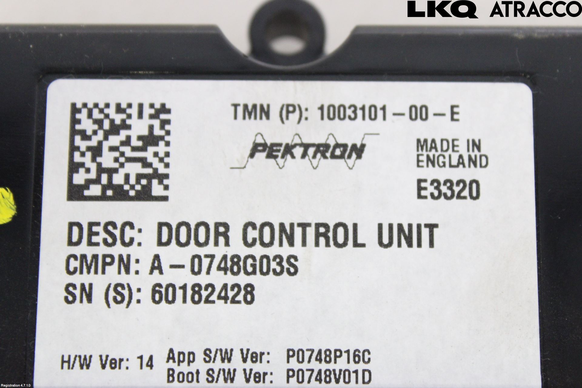 Tesla MODEL S 13- Styrenhet Dörr