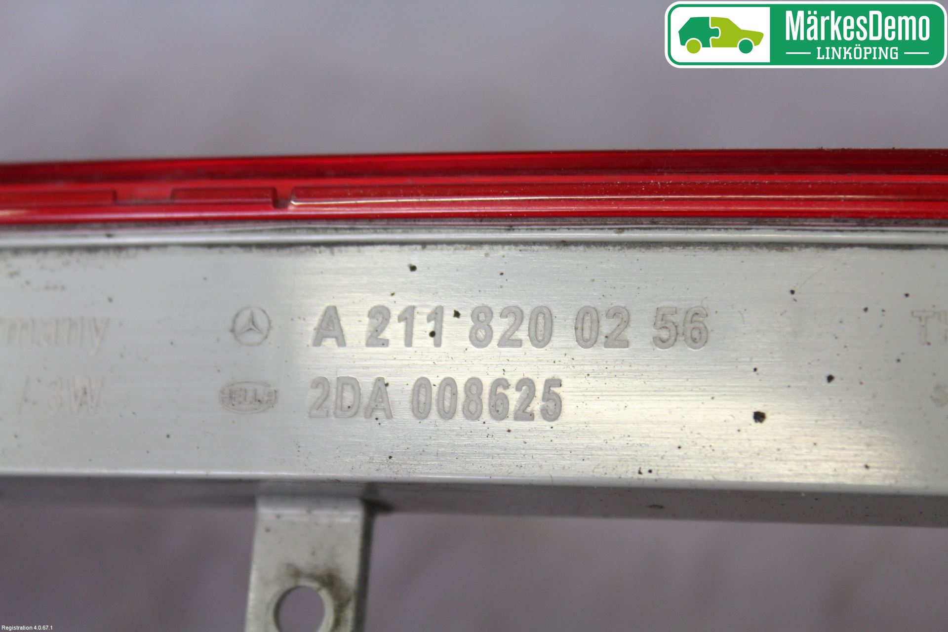 Mercedes-Benz MB E-KLASS (W211) 02-09 Bromsljus Bakruta