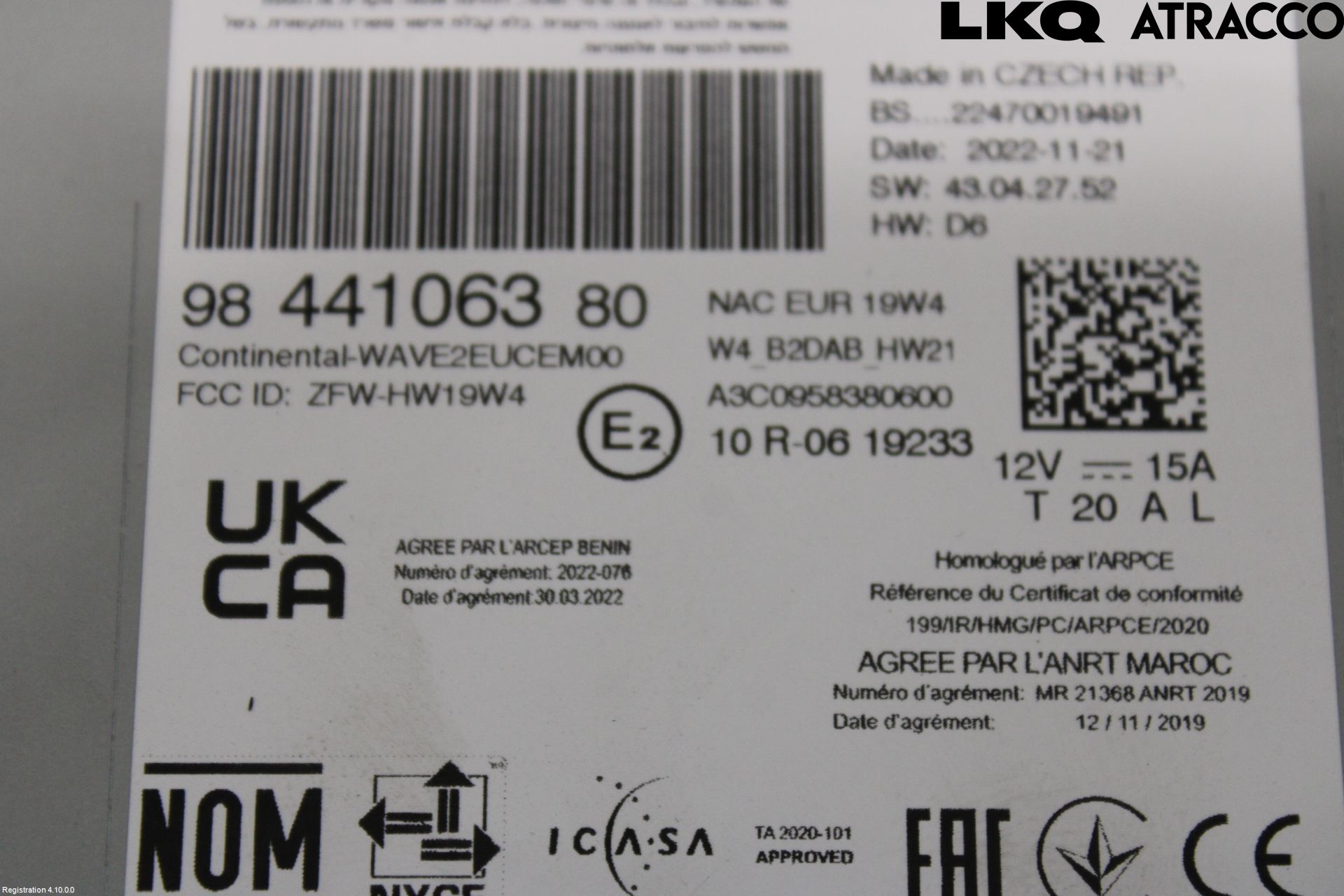 Peugeot EXPERT/E-EXPERT 17- Cd Radio - Multimediapanel