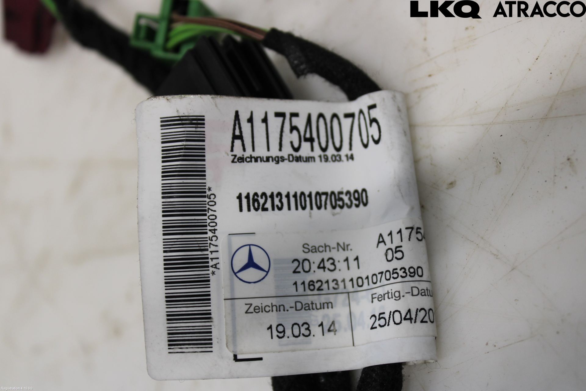 Mercedes-Benz MB CLA-KLASS (C117/X117) 13-19 Kabelhärva