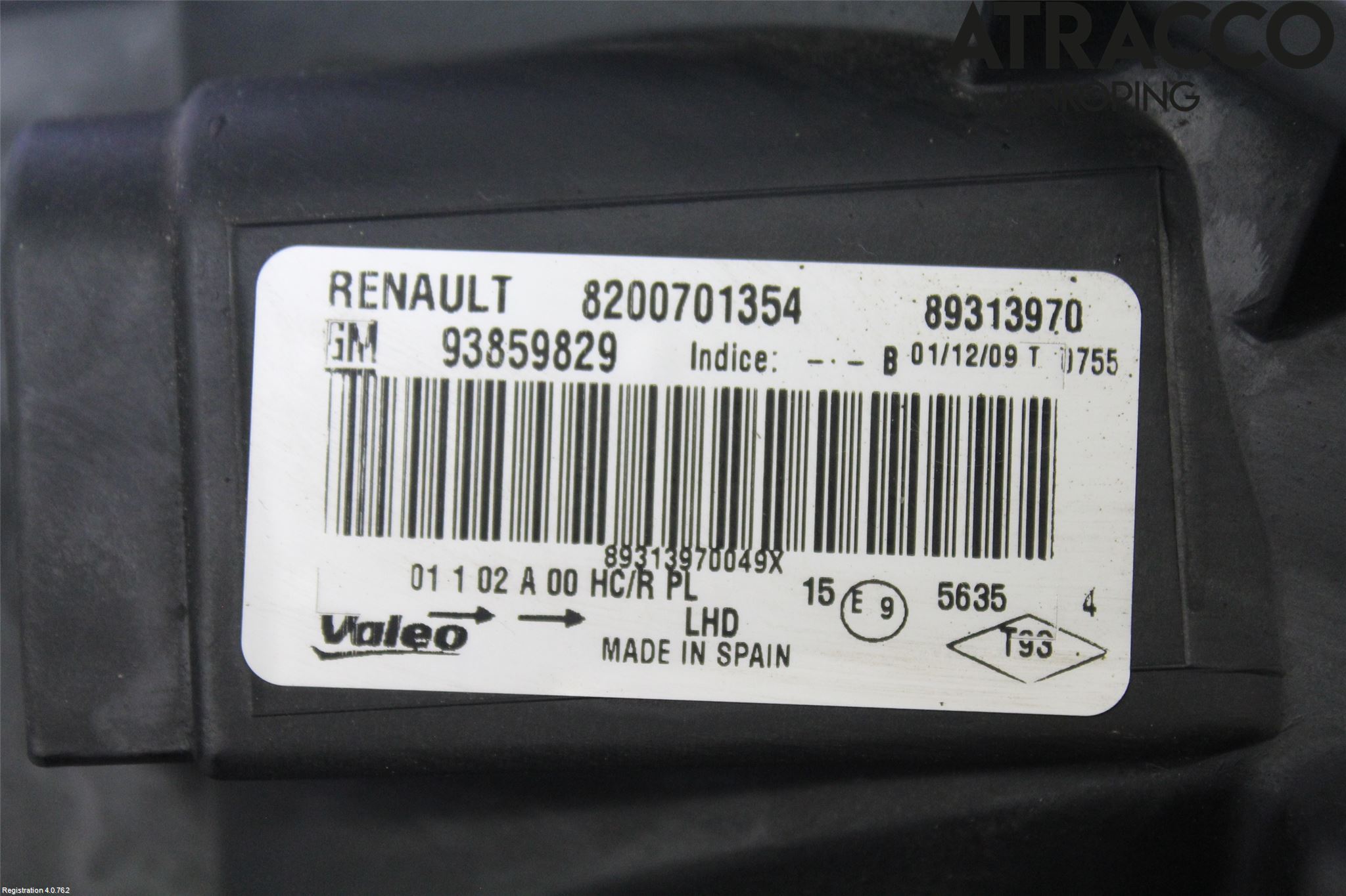 Renault TRAFIC   02-14 Strålkastare Vänster