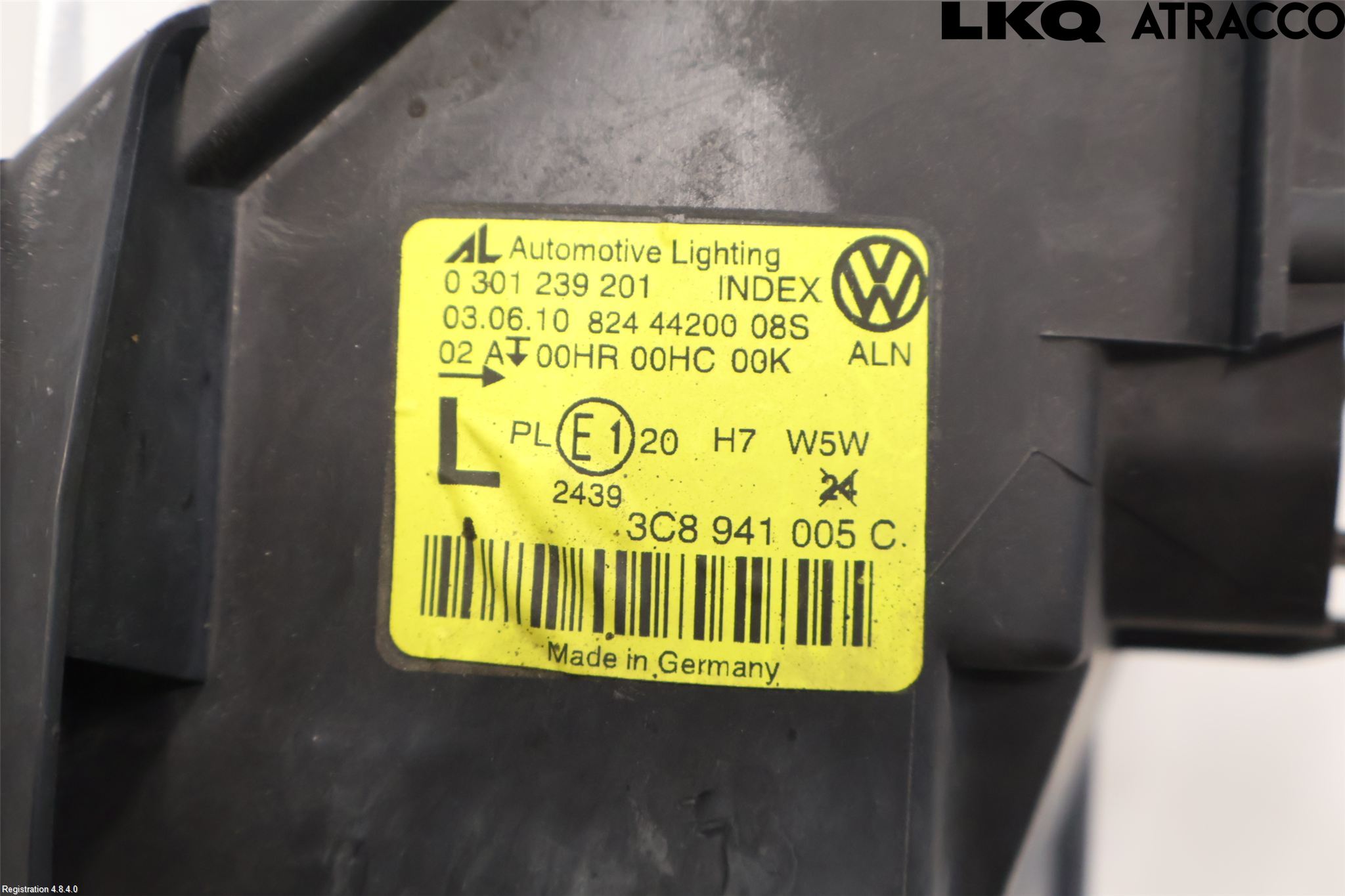 Volkswagen VW PASSAT CC 08-16 Strålkastare Vänster