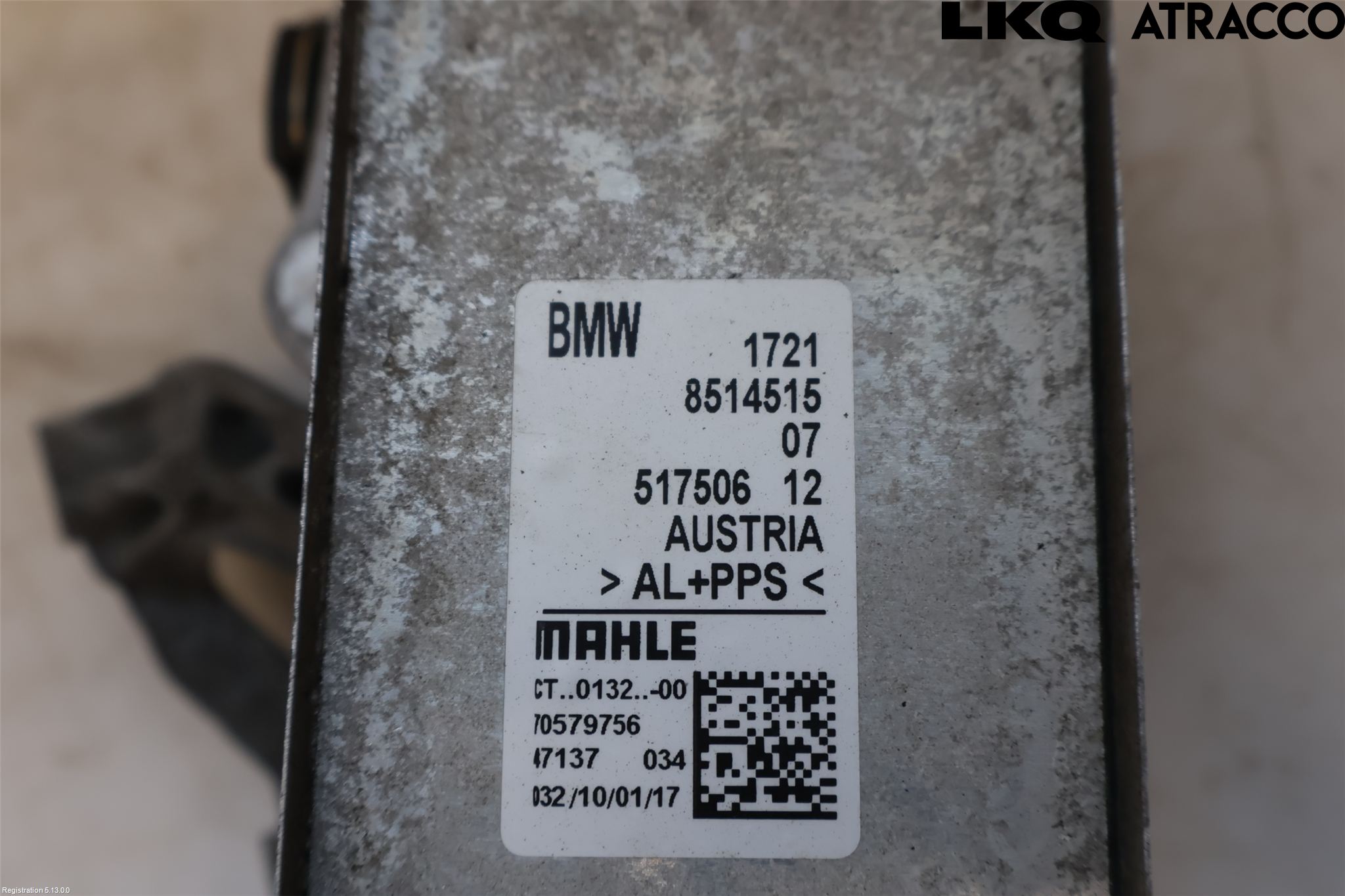 BMW 5 F10/F11/F18 09-17 Oljekylare Automat