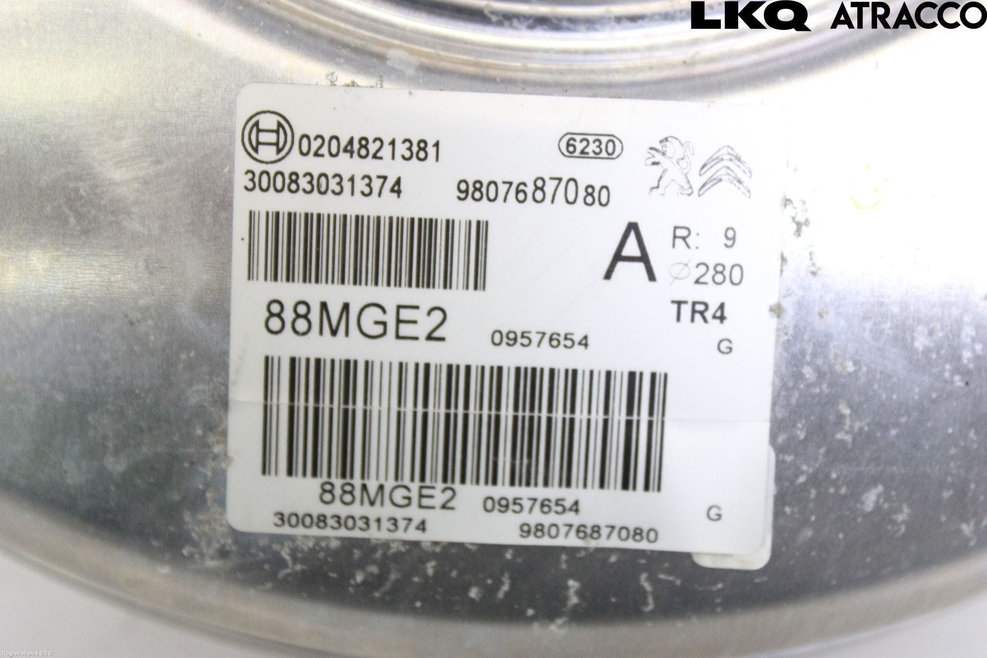 Peugeot 3008 17-24 Bromsservo