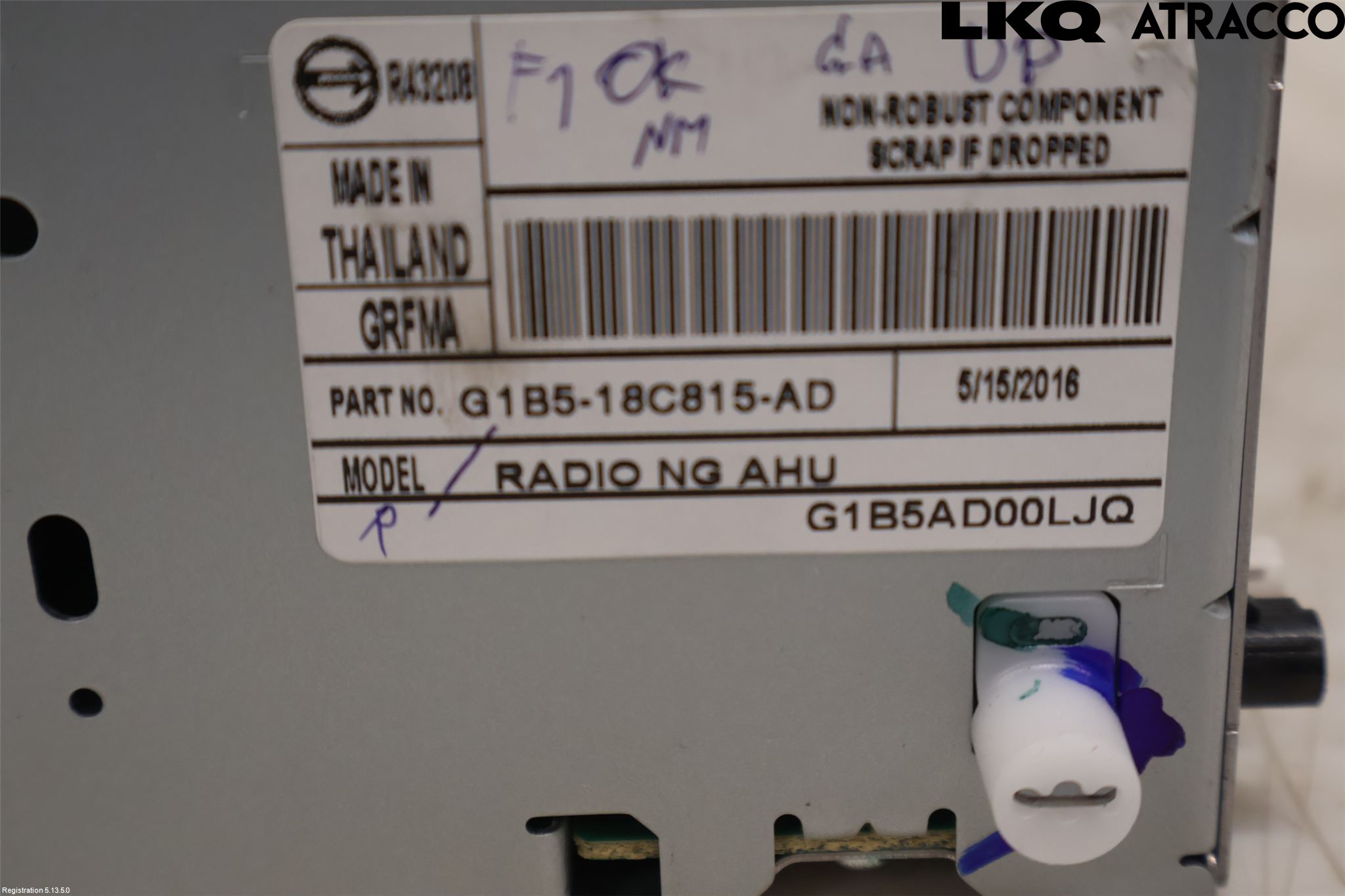 Ford KA+ 16-20 Cd Radio - Multimediapanel