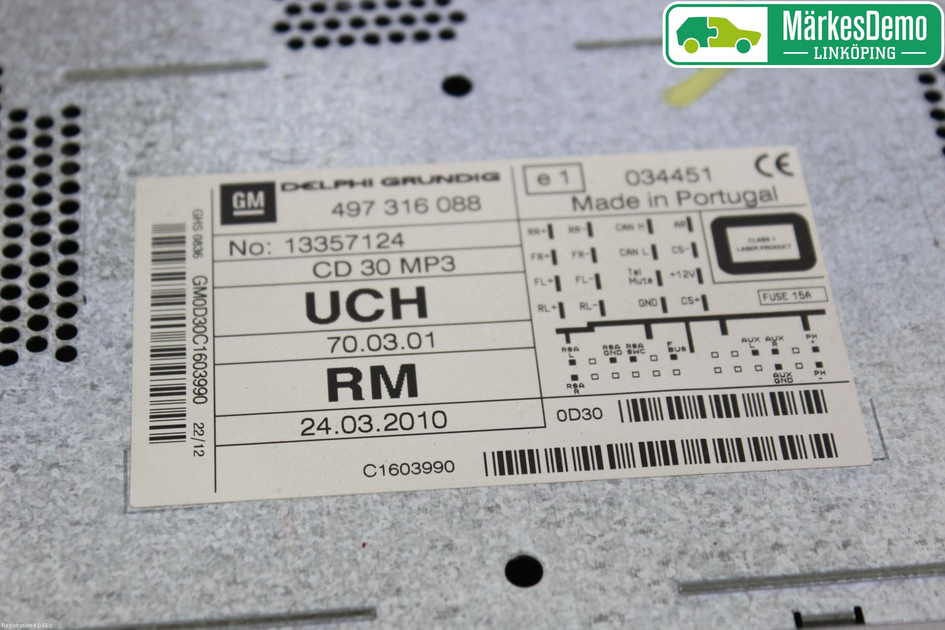 Opel CORSA D 07-14 Cd Radio - Multimediapanel