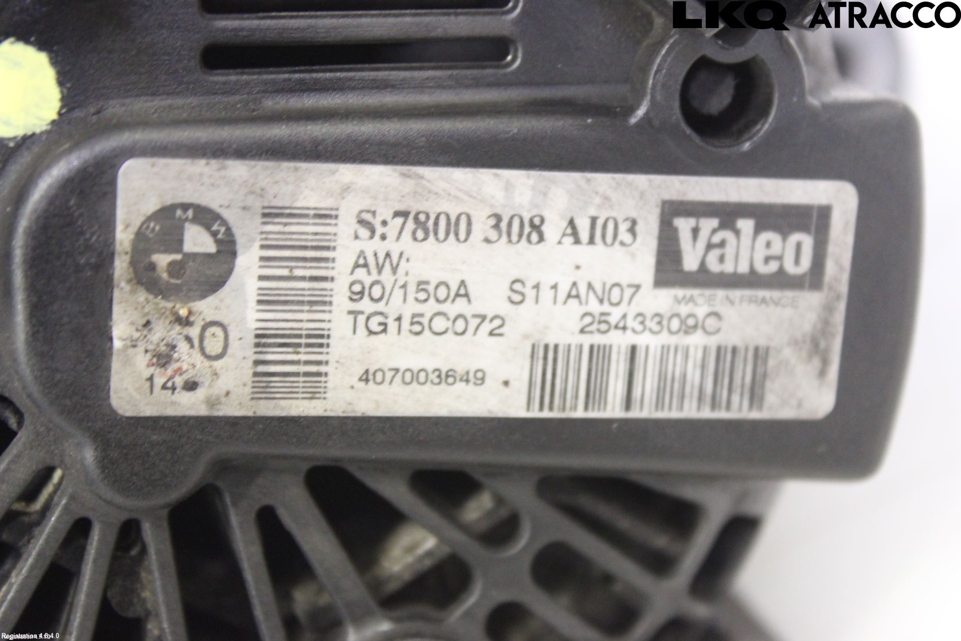 BMW 3 E90/91 SED/TOU 05-12 Generator