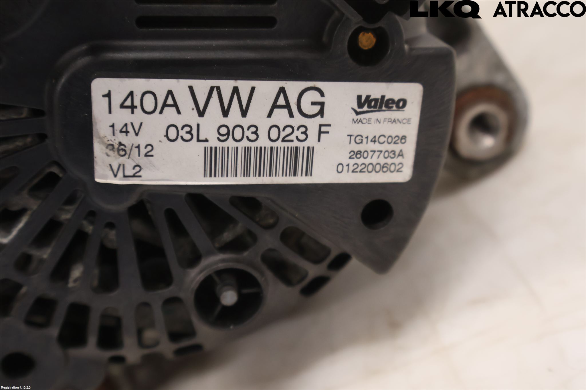 Volkswagen VW GOLF VI 09-13 Generator