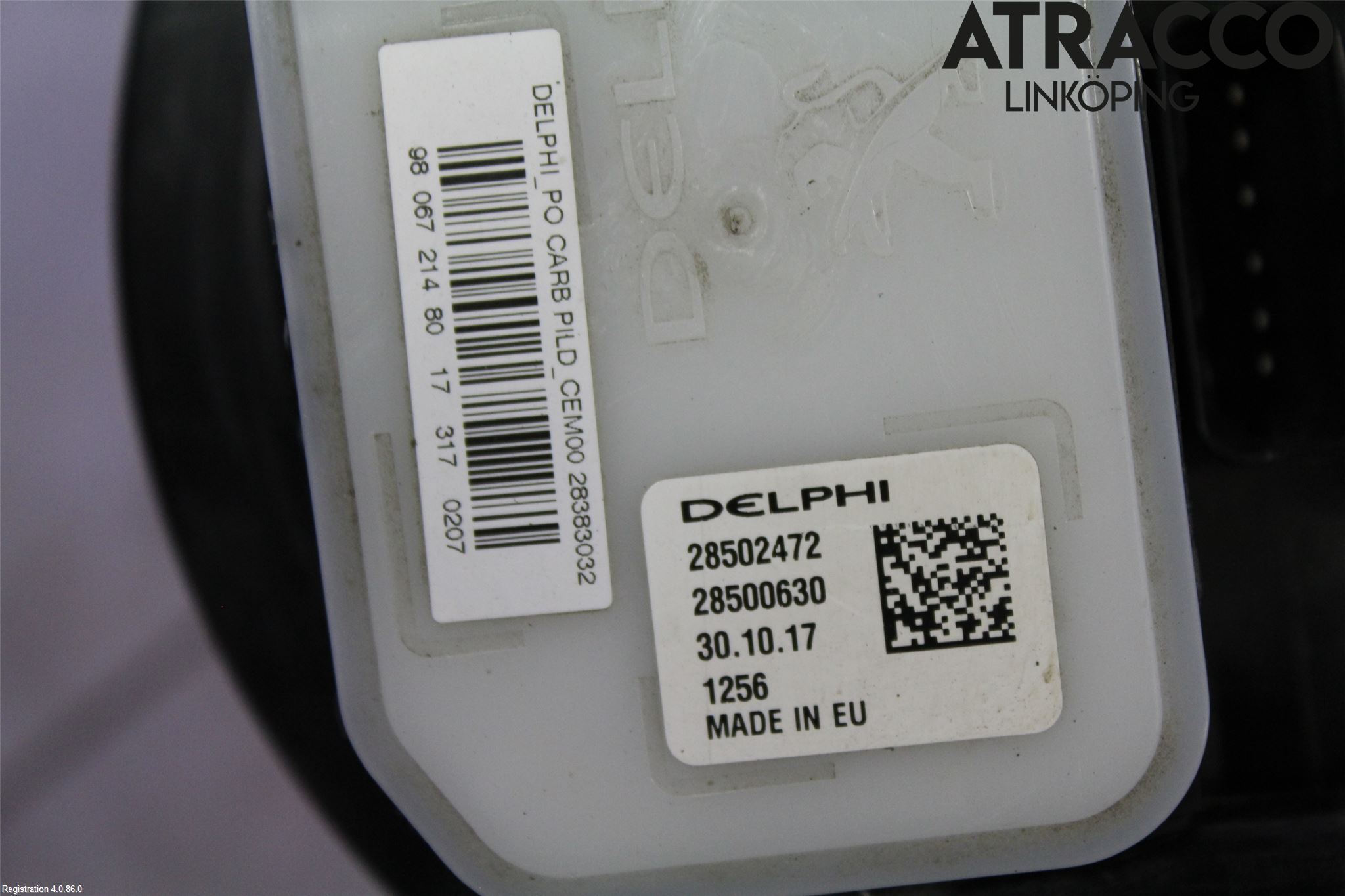 Peugeot 308 14-21 Bränslepump El