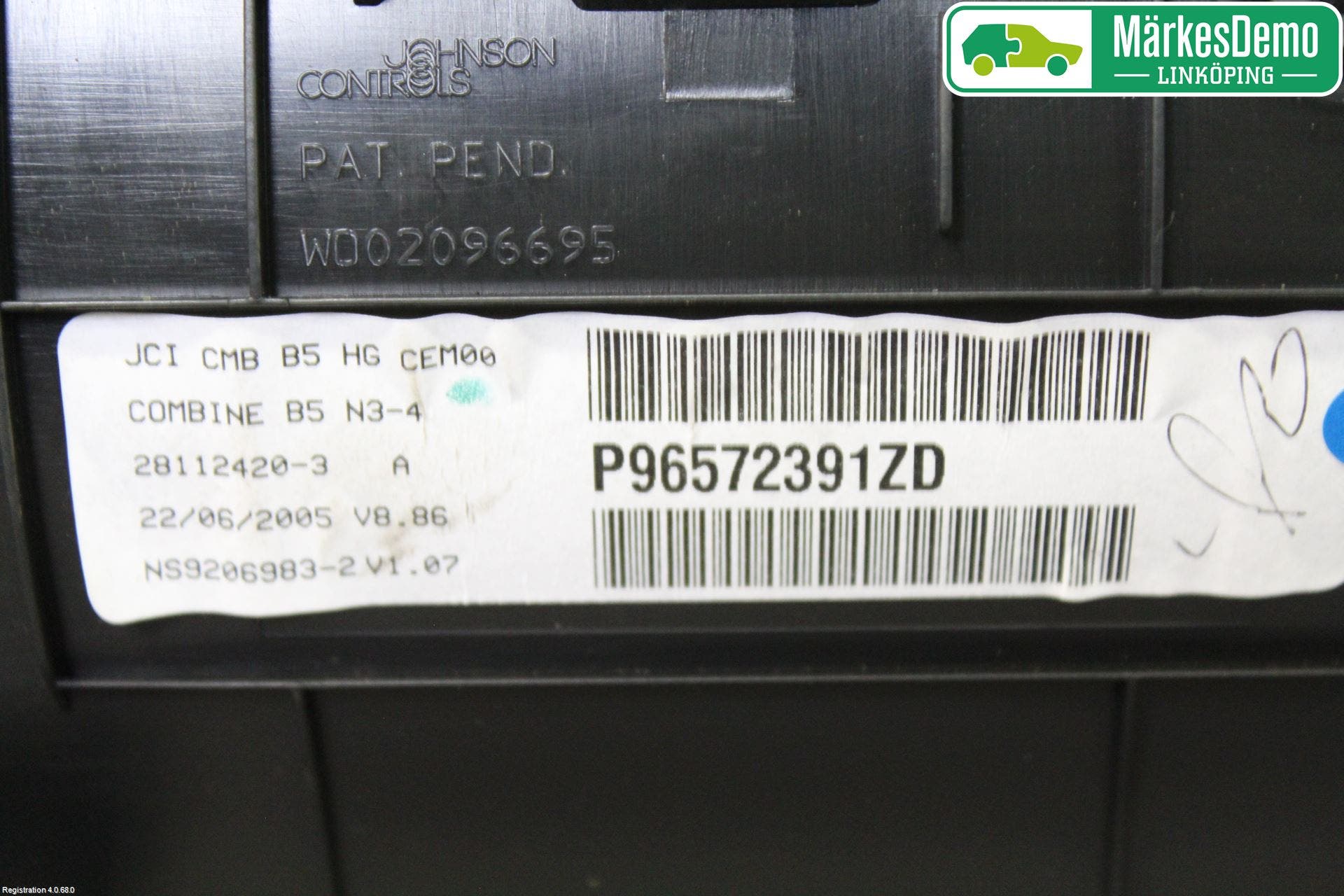 Citroen C4 I 05-10 Instrument Komb