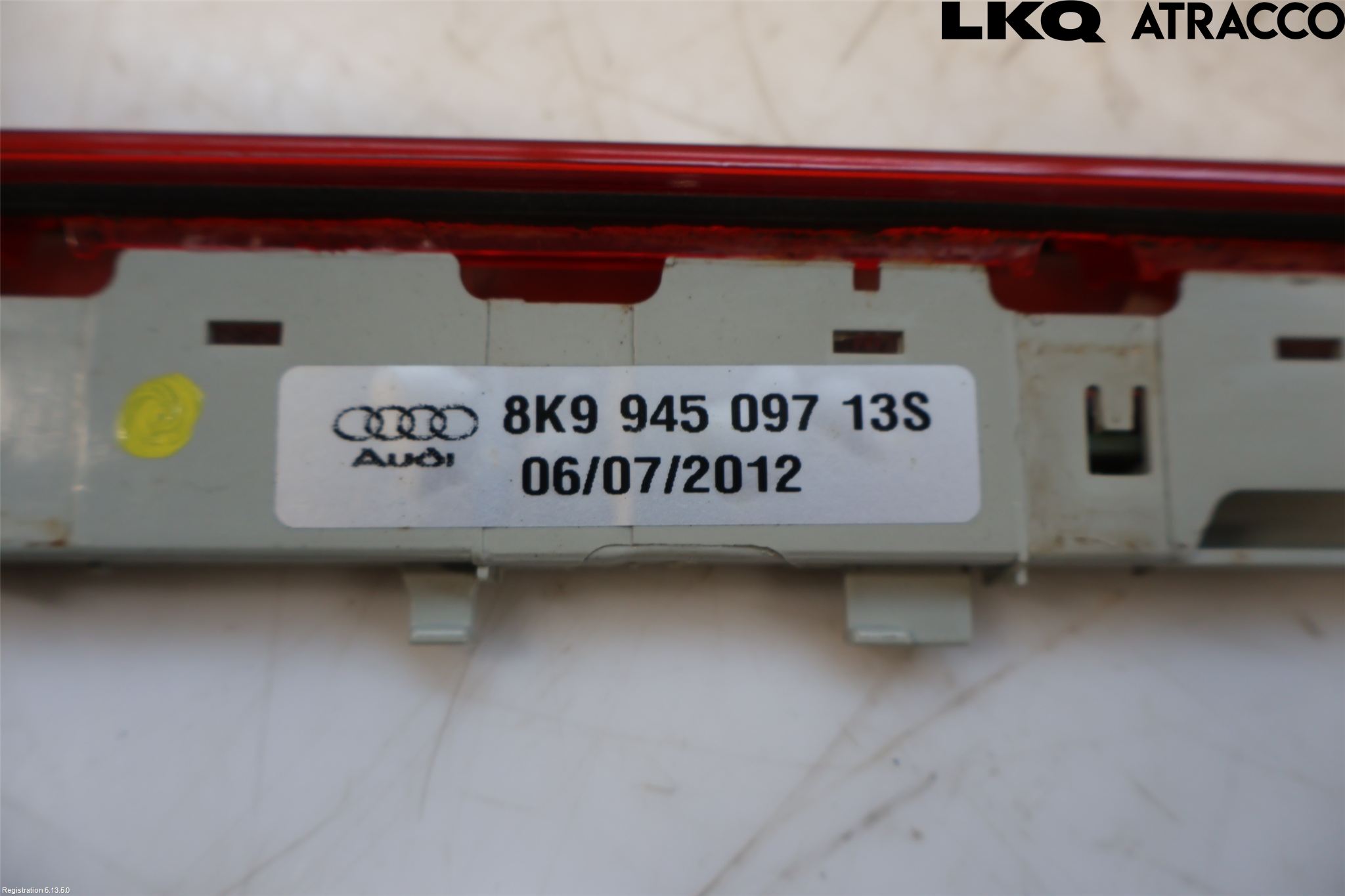Audi A4 12-15 Bromsljus Bakruta