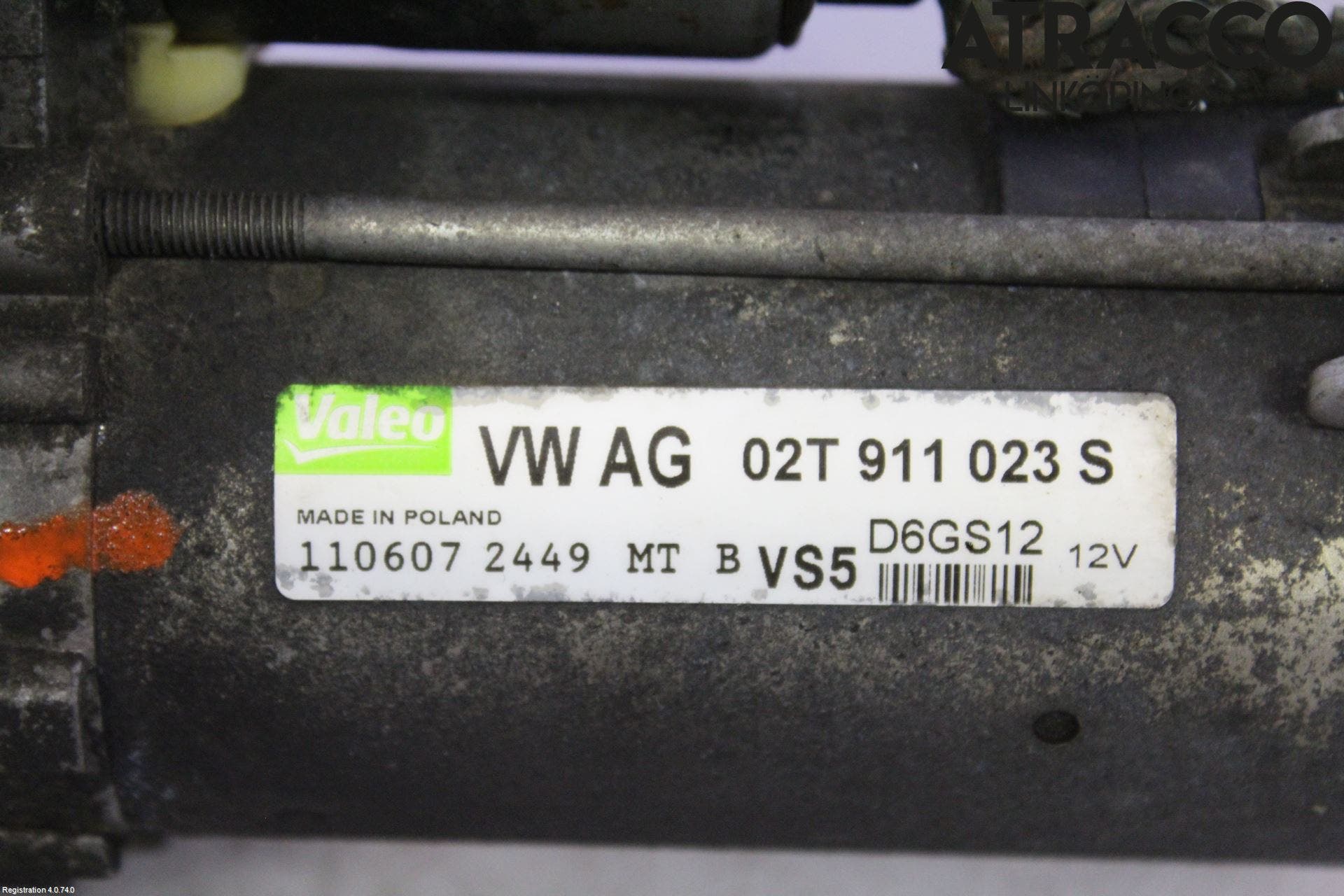 Skoda ROOMSTER Startmotor