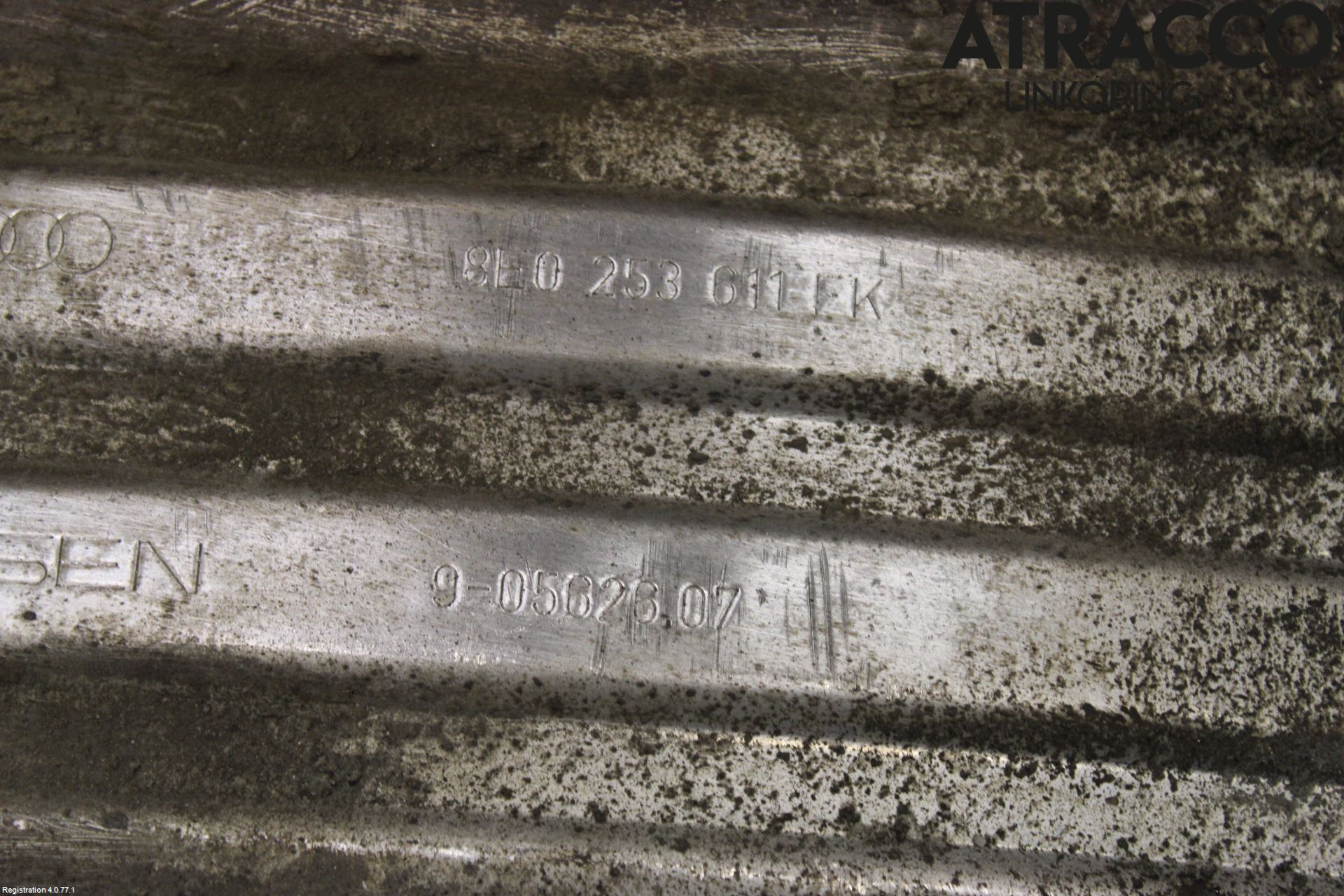 Audi A4/S4 05-07 Avgas Bakre Dämpare