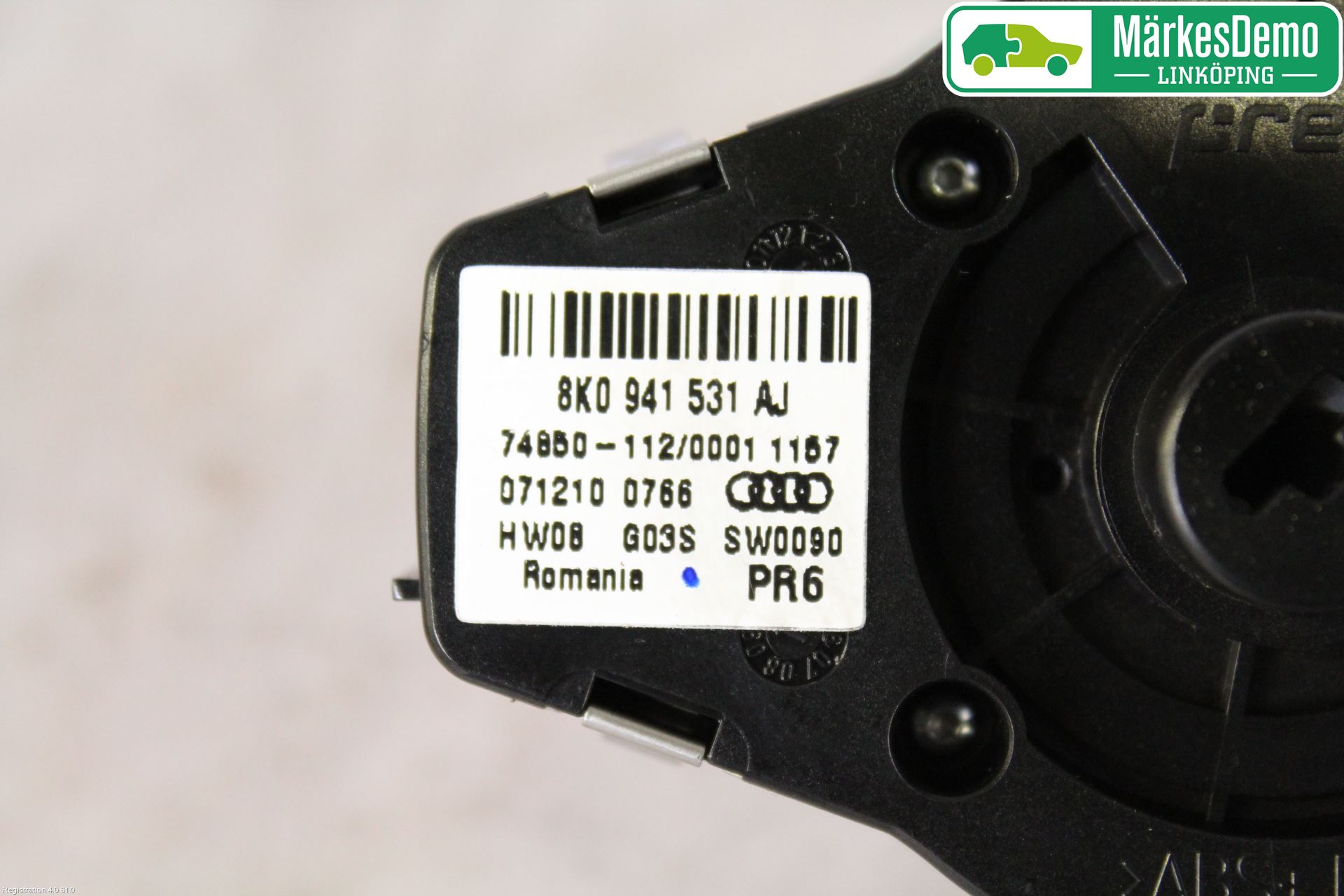 Audi A4/S4 08-11 Strömställare Ljus