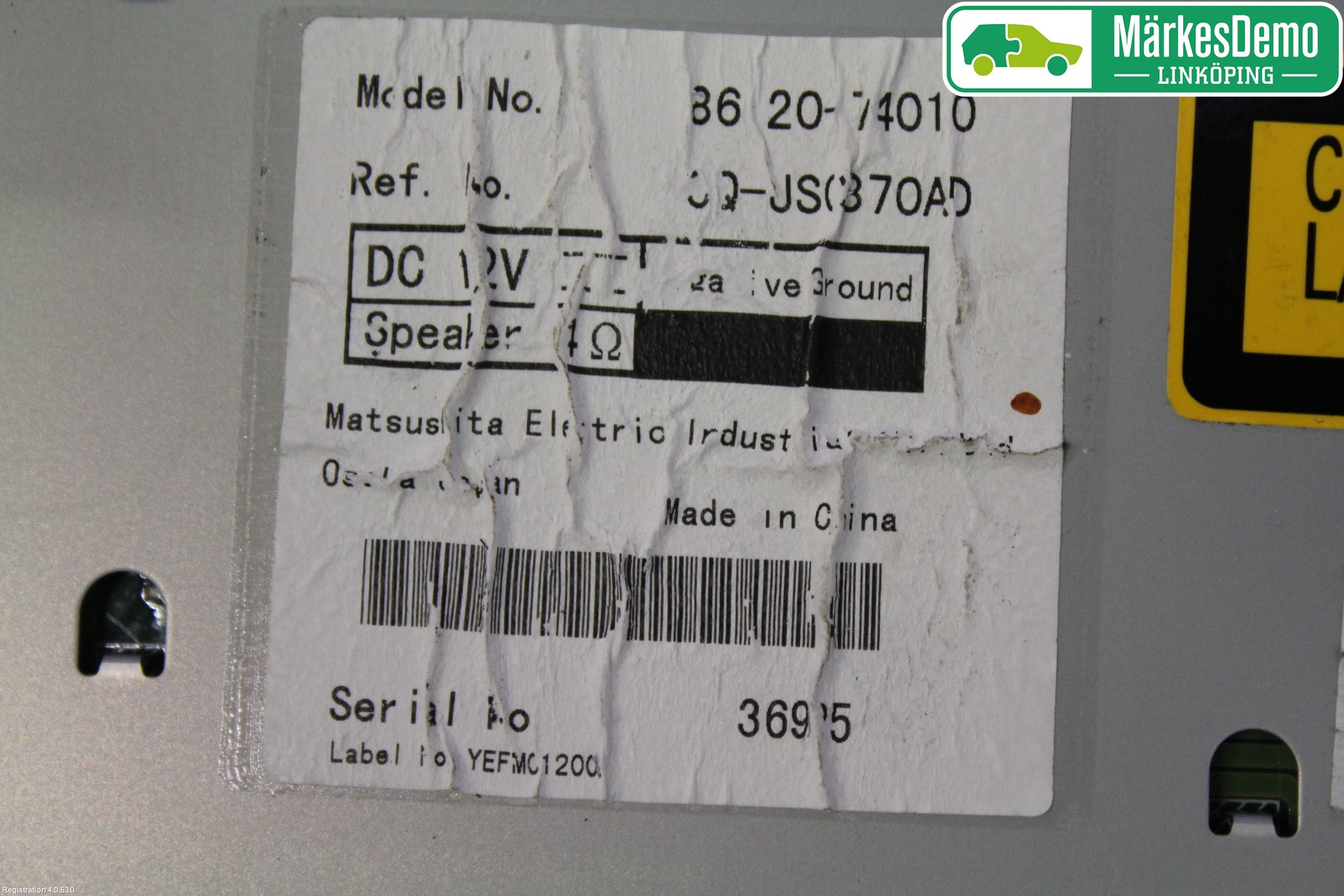 Toyota iQ Cd Radio - Multimediapanel