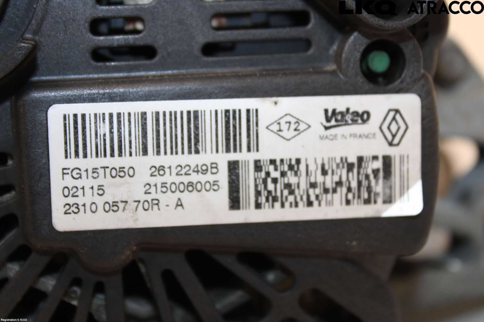 Dacia DUSTER 10-17 Generator