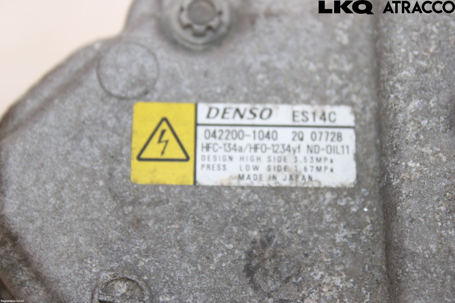 Toyota YARIS XP130 12-14 Ac Kompressor