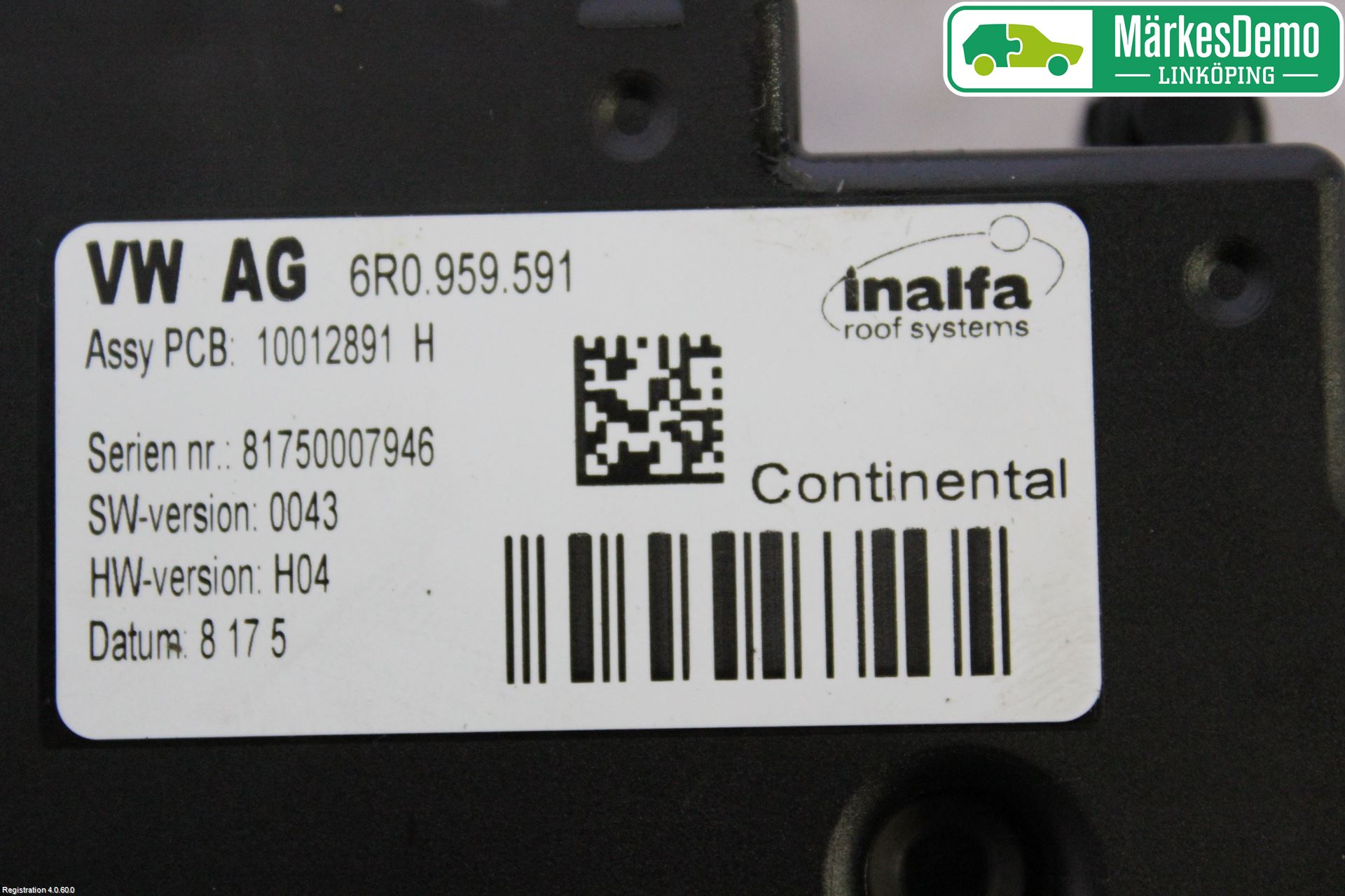 Volkswagen VW PASSAT CC 08-16 Taklucksmotor